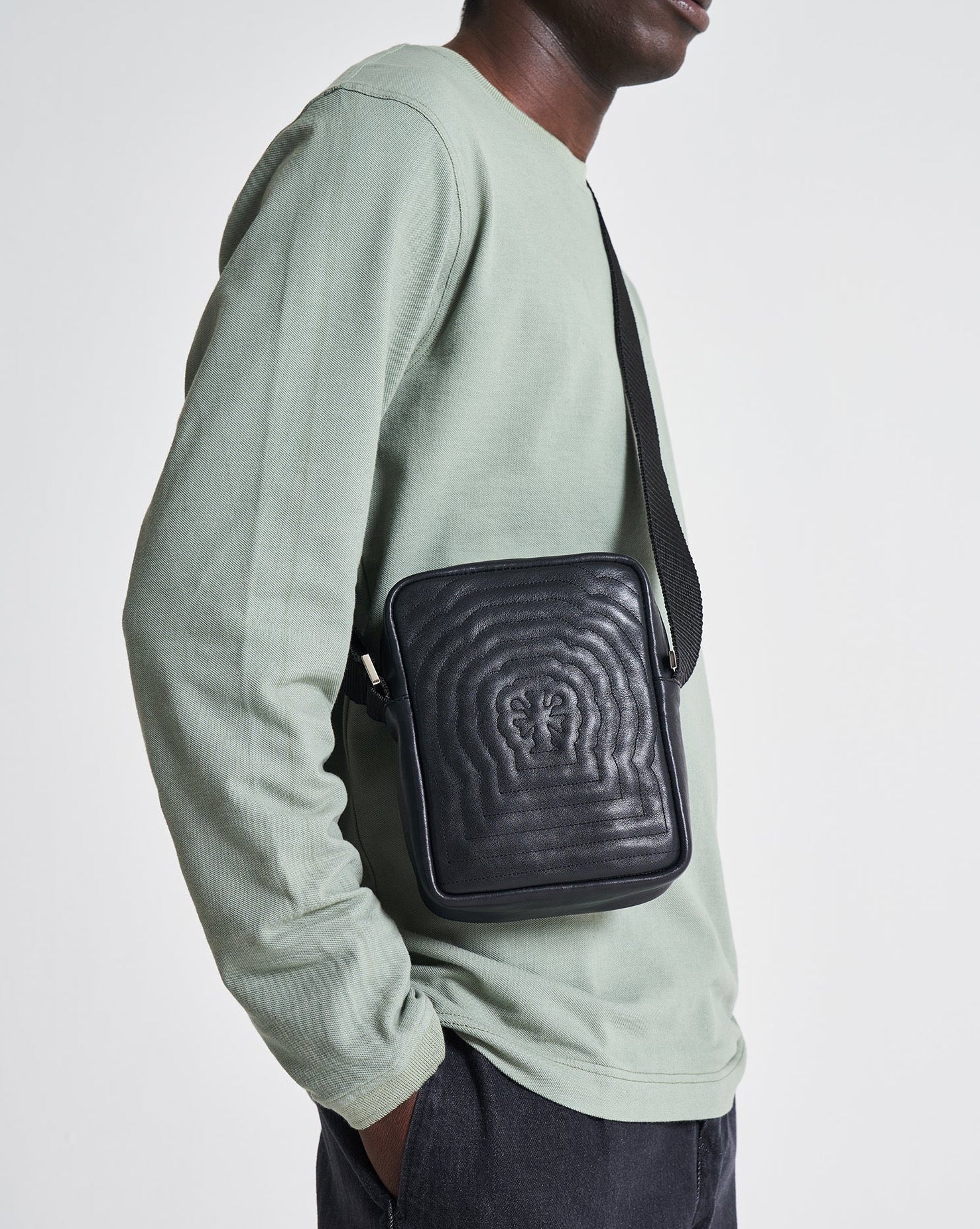 Quilted All I Need Bag in leather