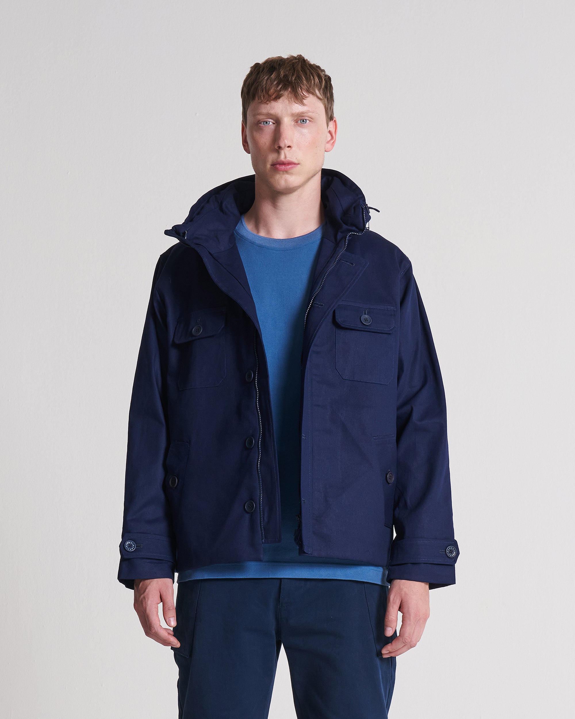 Field Jacket with collaboration Michael Taylor lining in cotton
