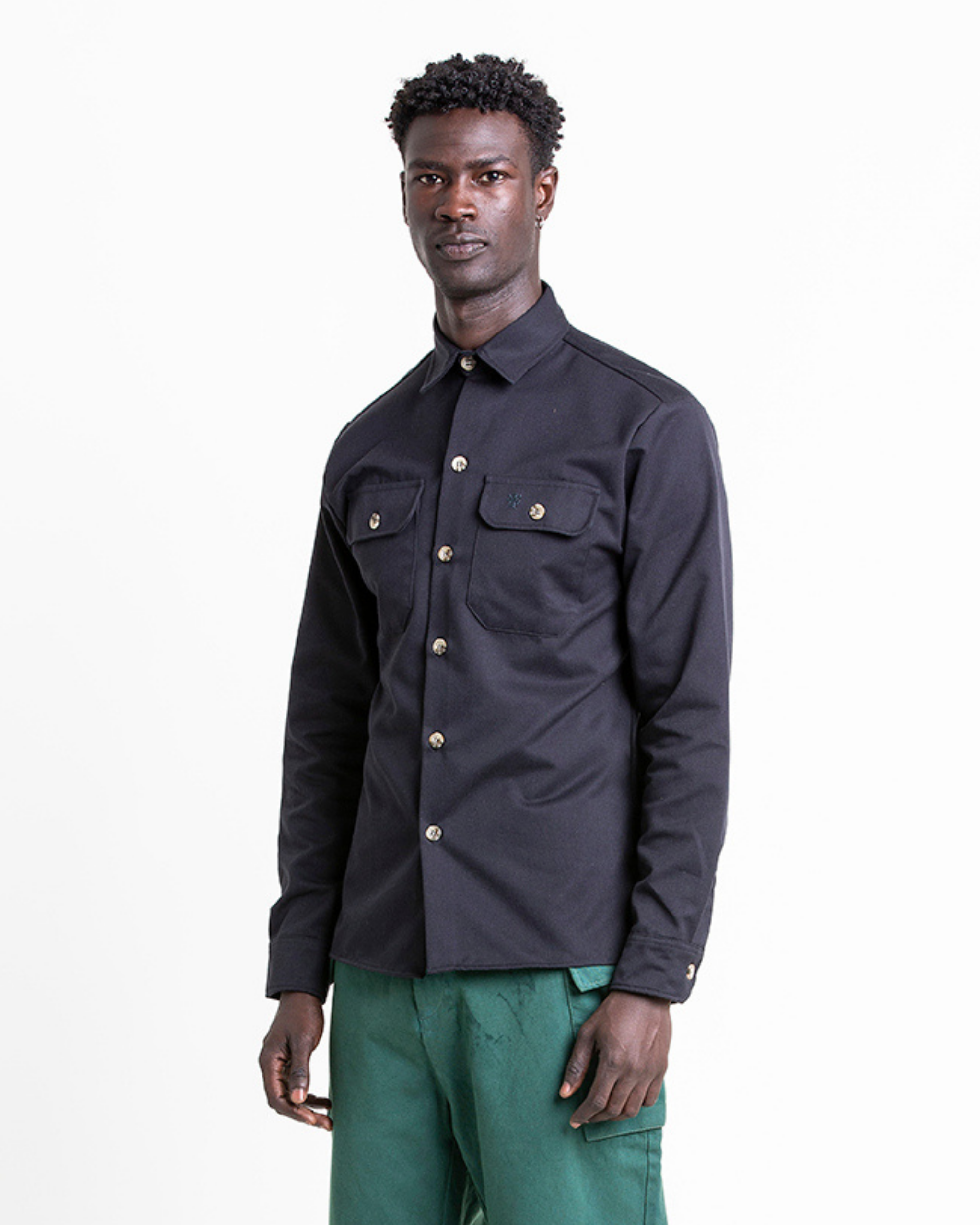 The FIELD Shirt in Black Beauty