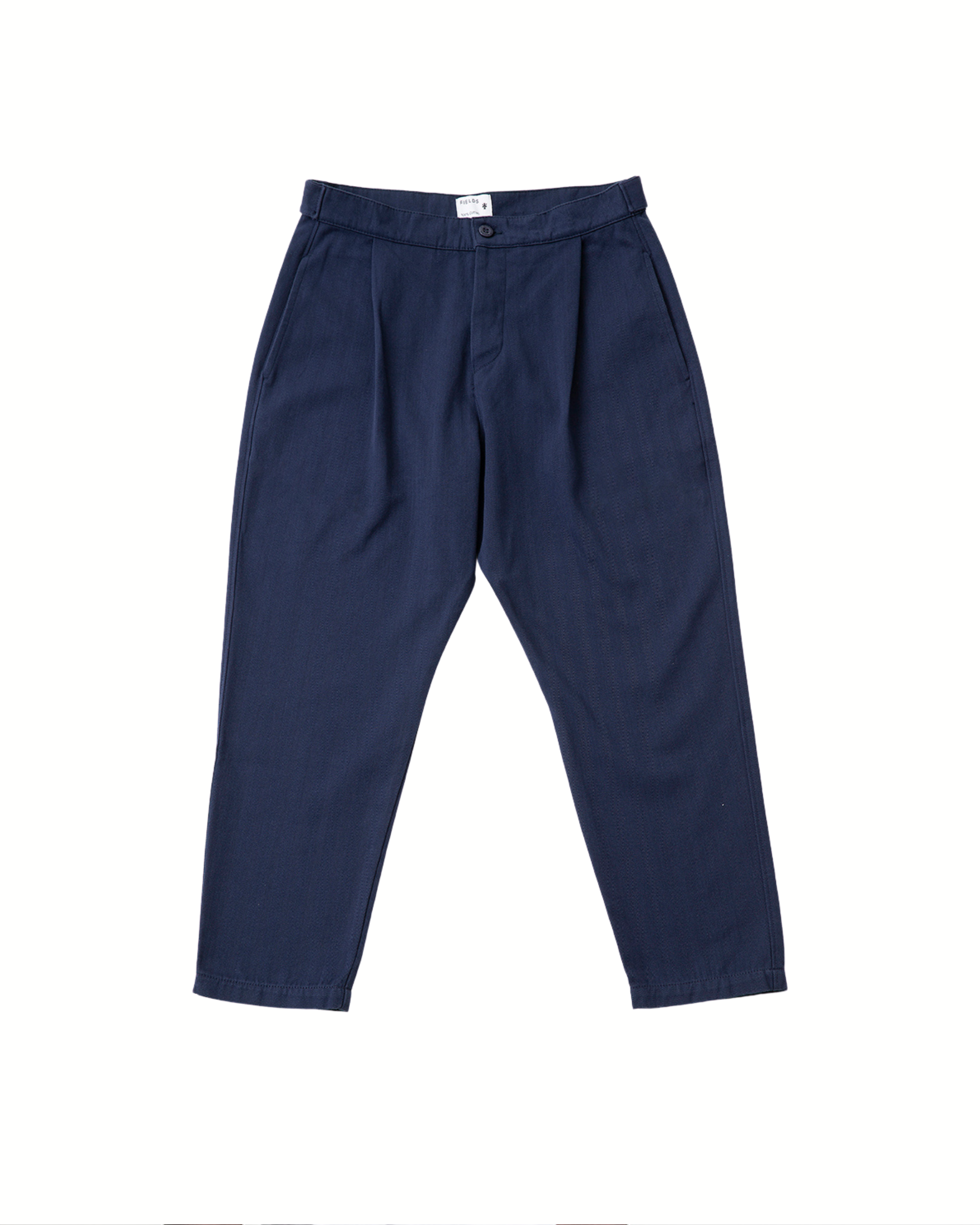 The Cotton Weekend Trouser in Black Iris (Navy)