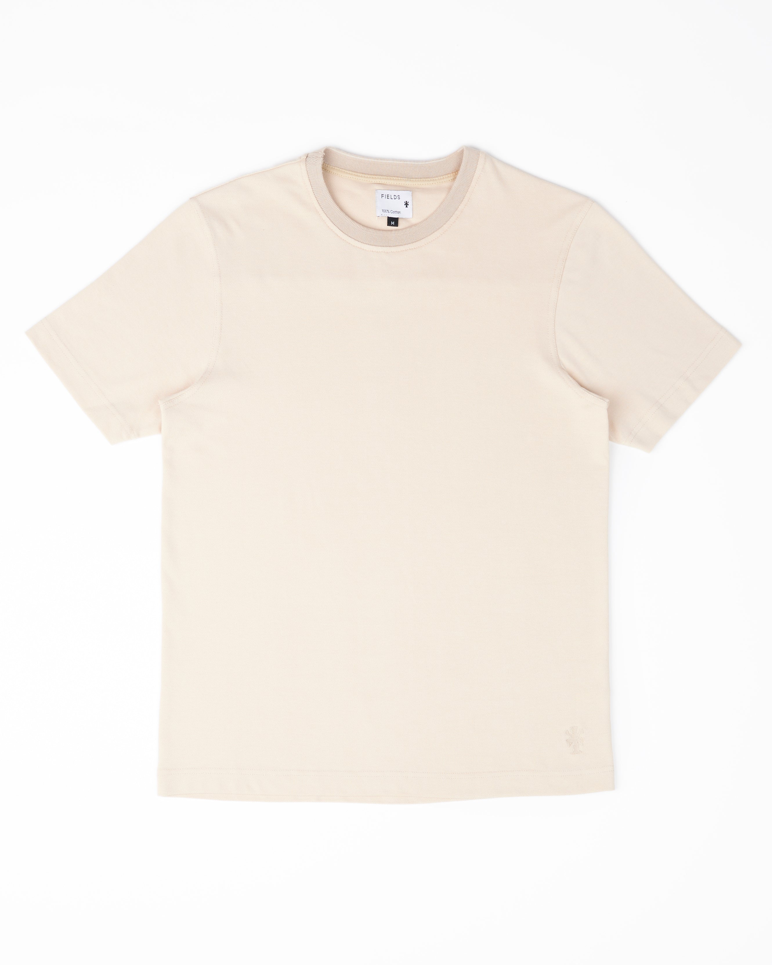 The Cotton Pique Tee in Smoke Grey (Stone)