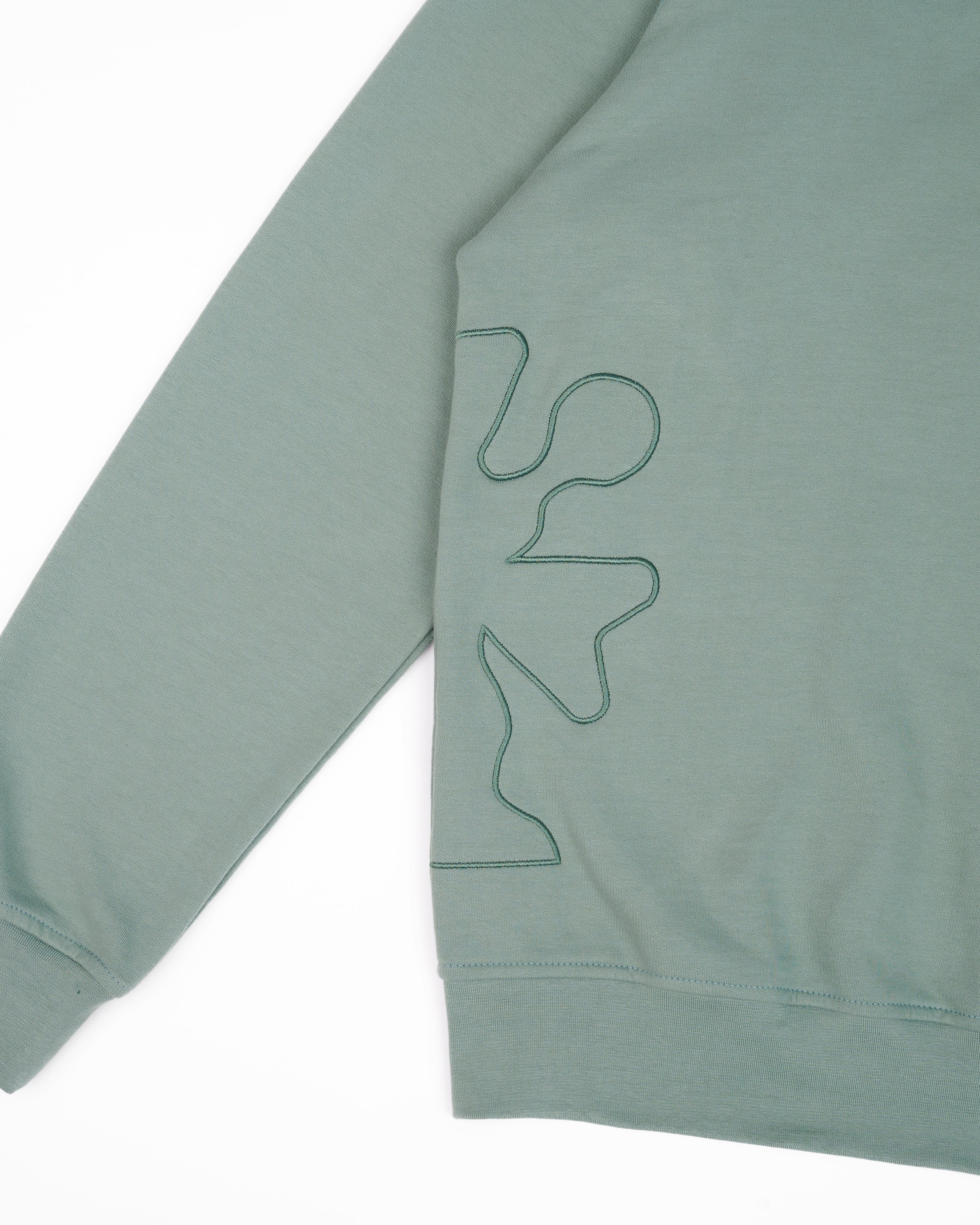 the Simple Sweater in Sea Spray