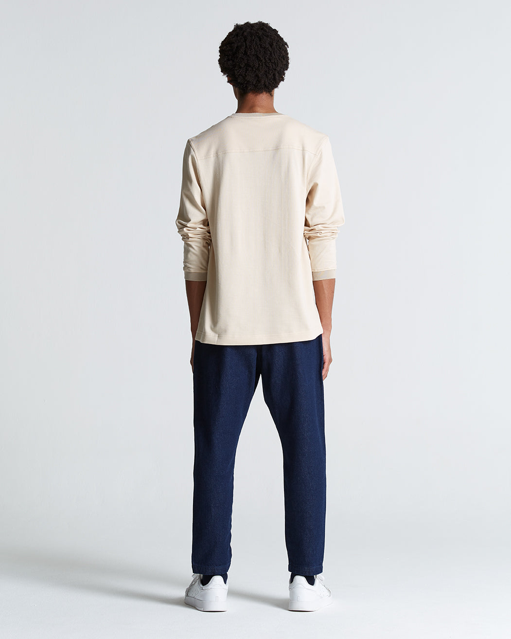 Cotton Denim Weekend Trouser Dark Rinse