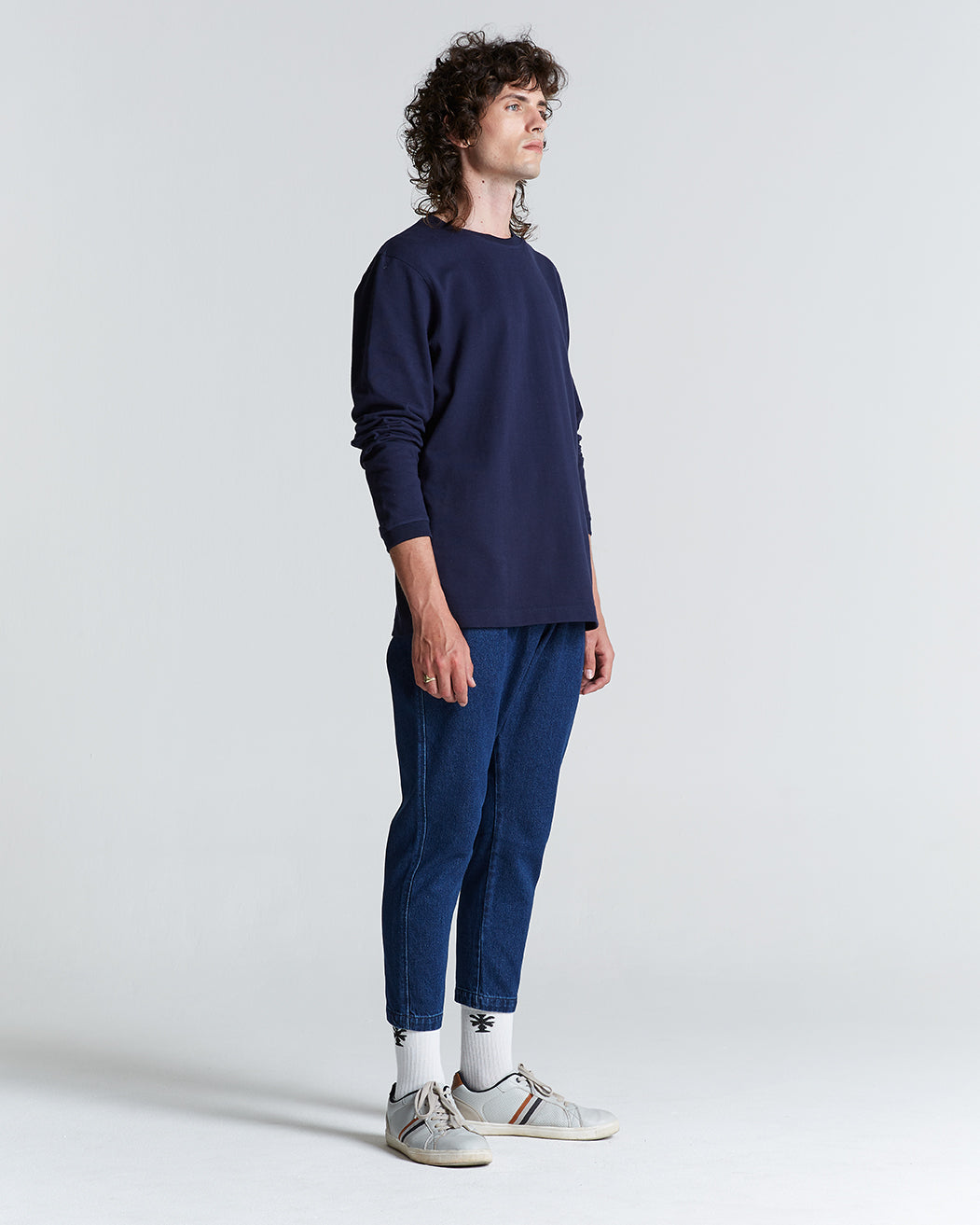 The Long Sleeve Cotton Pique