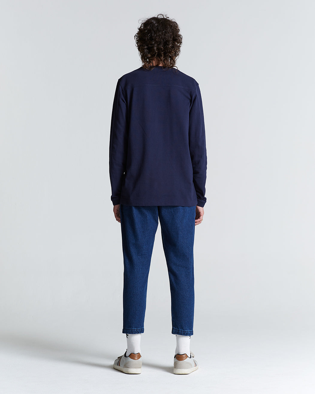 The Long Sleeve Cotton Pique