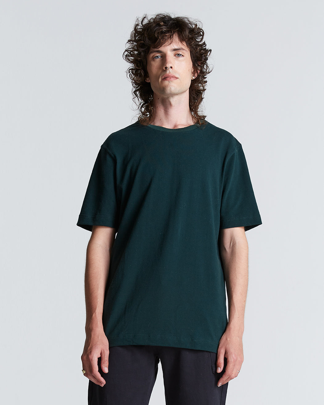 Cotton Pique Tee in Pine Grove