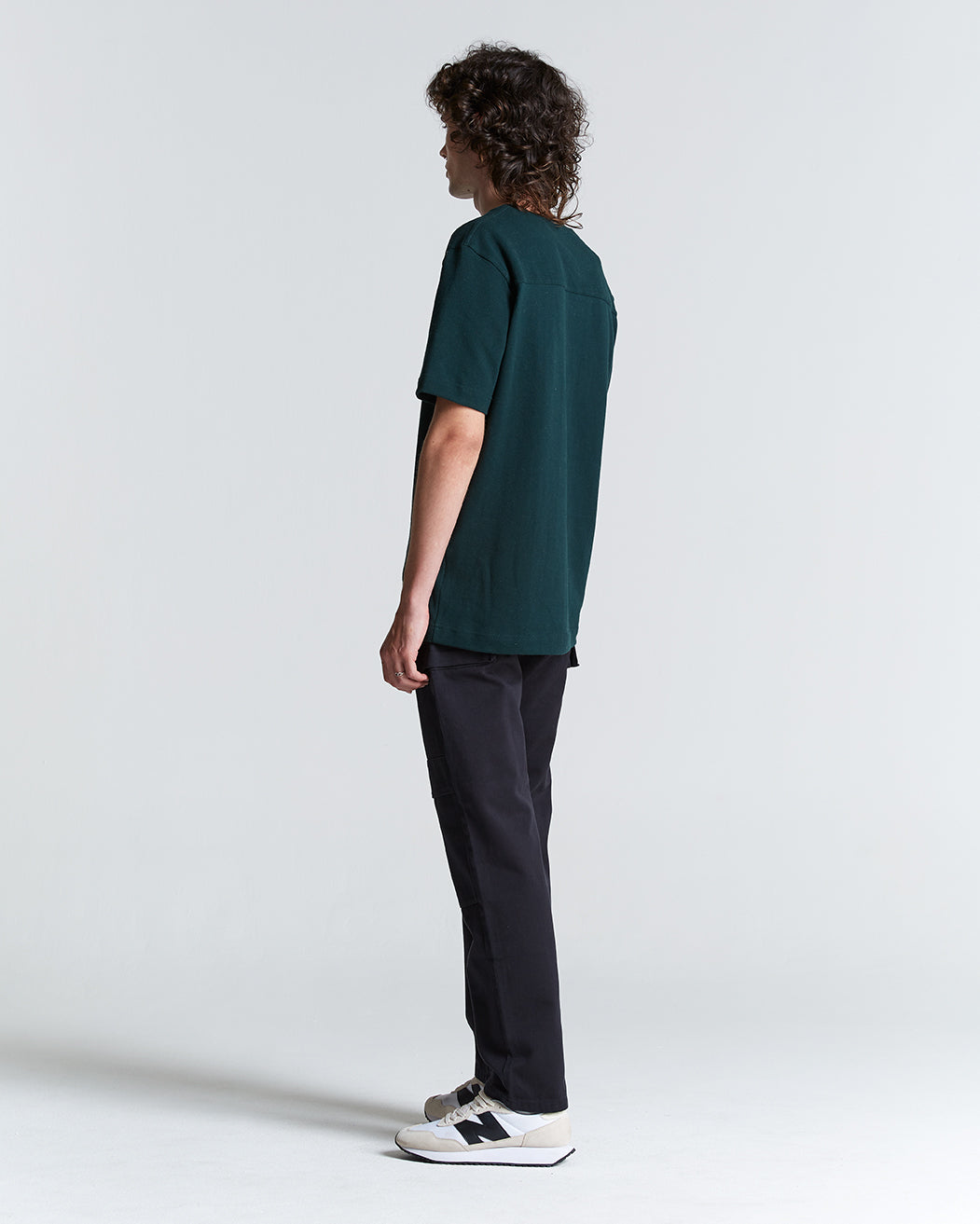 Cotton Pique Tee in Pine Grove
