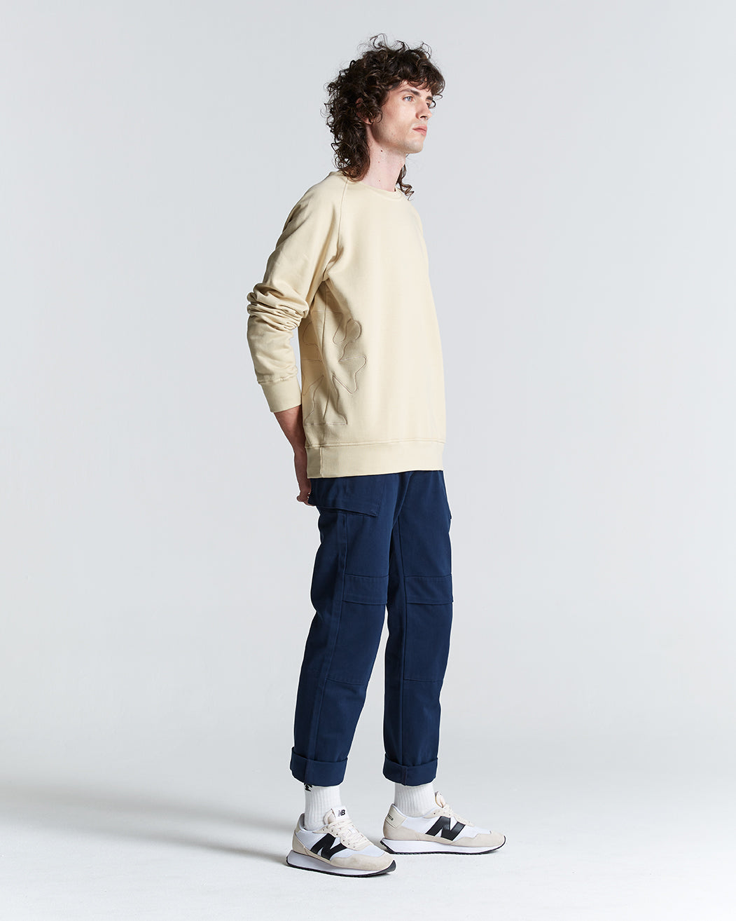 The Simple Sweater in Brown Rice