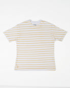 Striped Box Tee in Straw