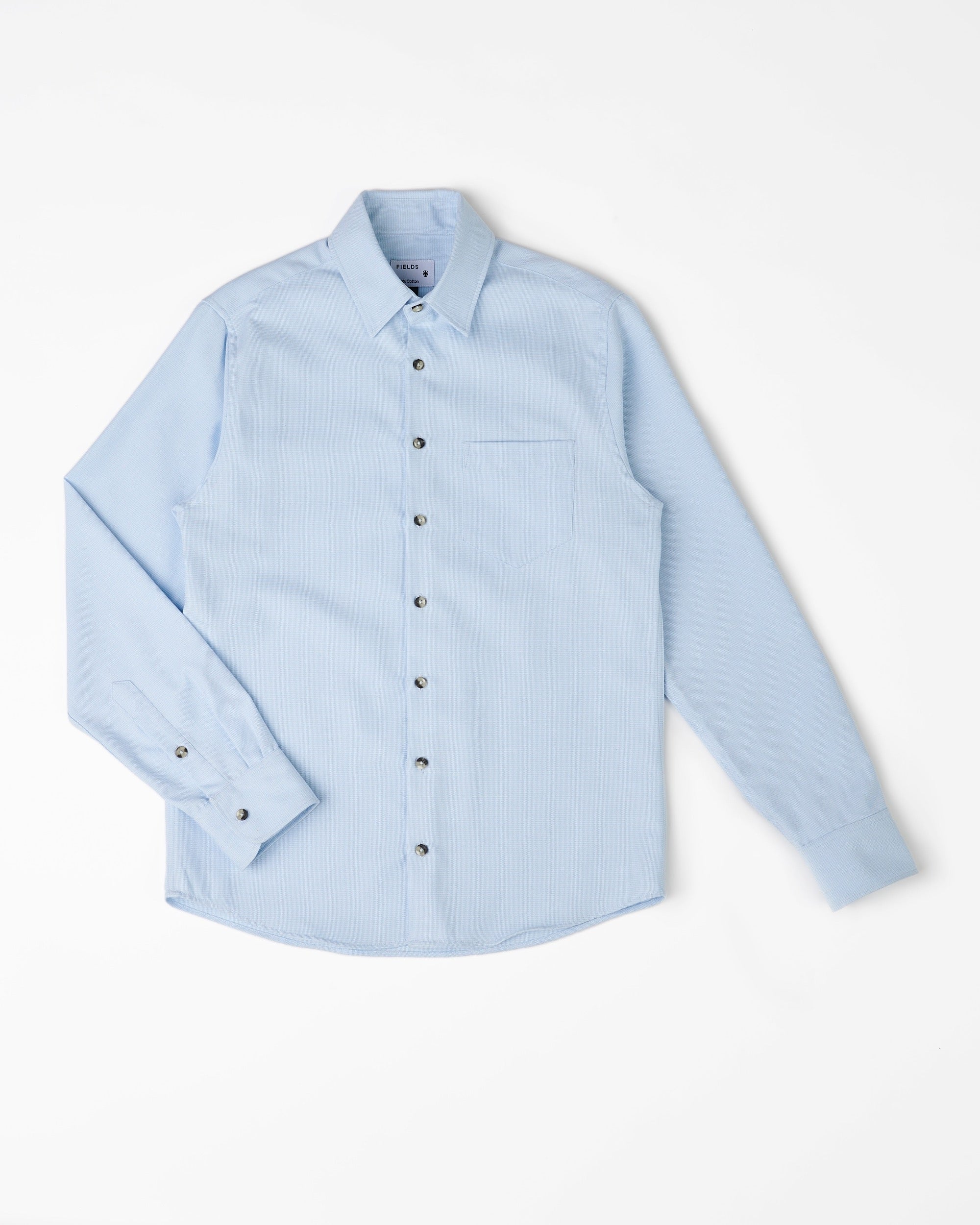 1 Pocket Shirt in Bluebell x White  Edit alt text