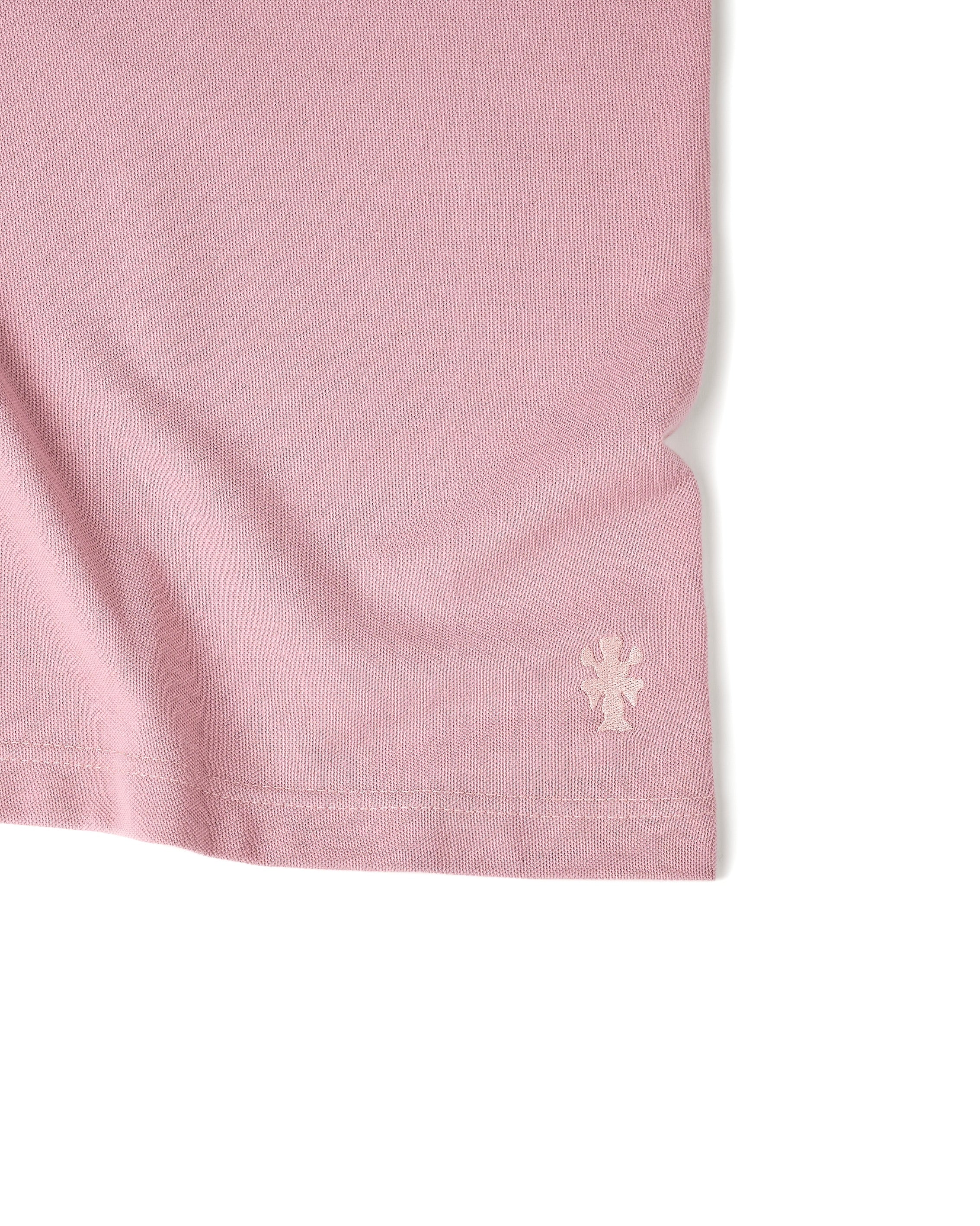 The Pique Tee in Dusty Pink