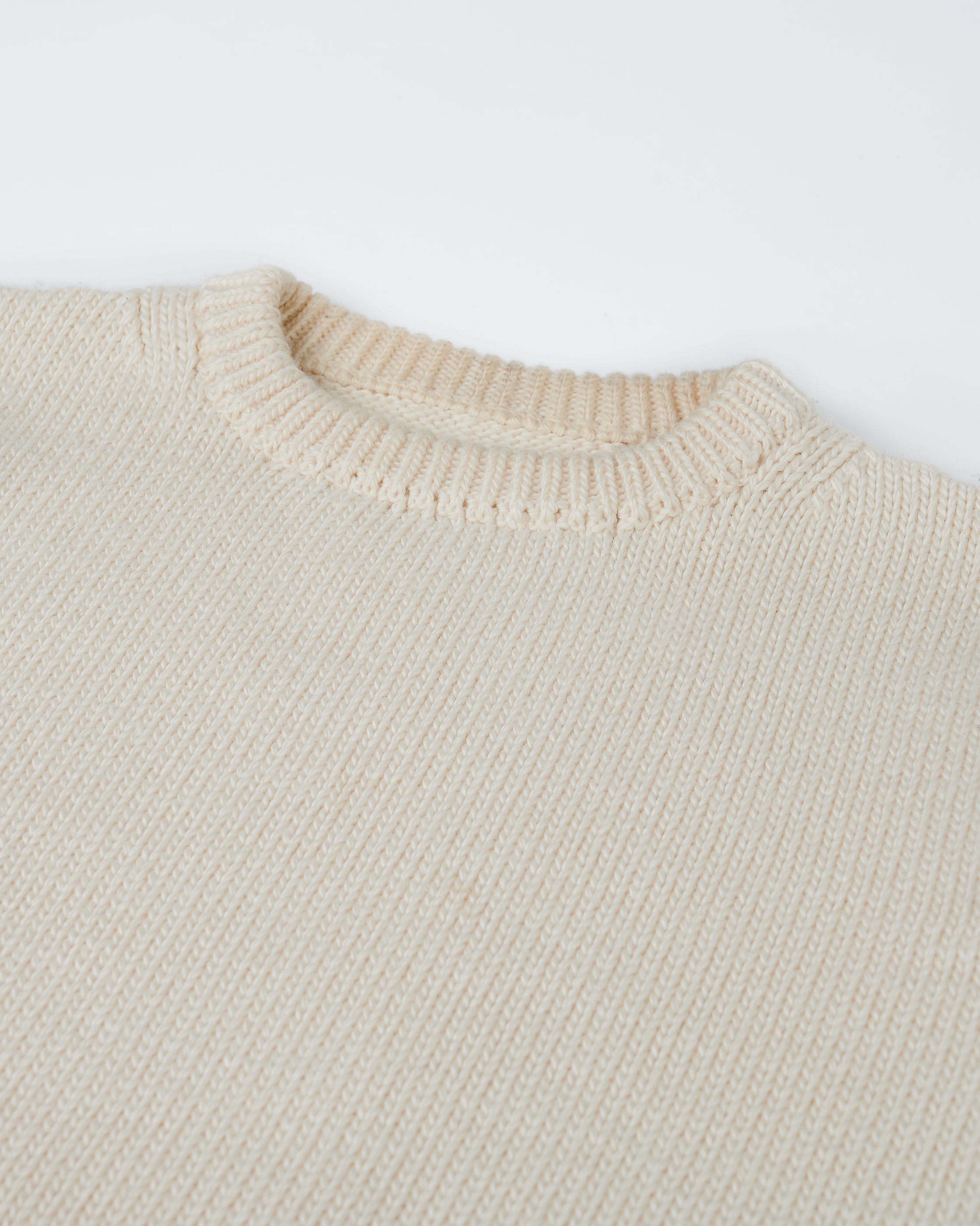 The 1kg Wool & Linen Sweater in Ecru