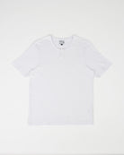 The Cotton Henley Tee in Brilliant White