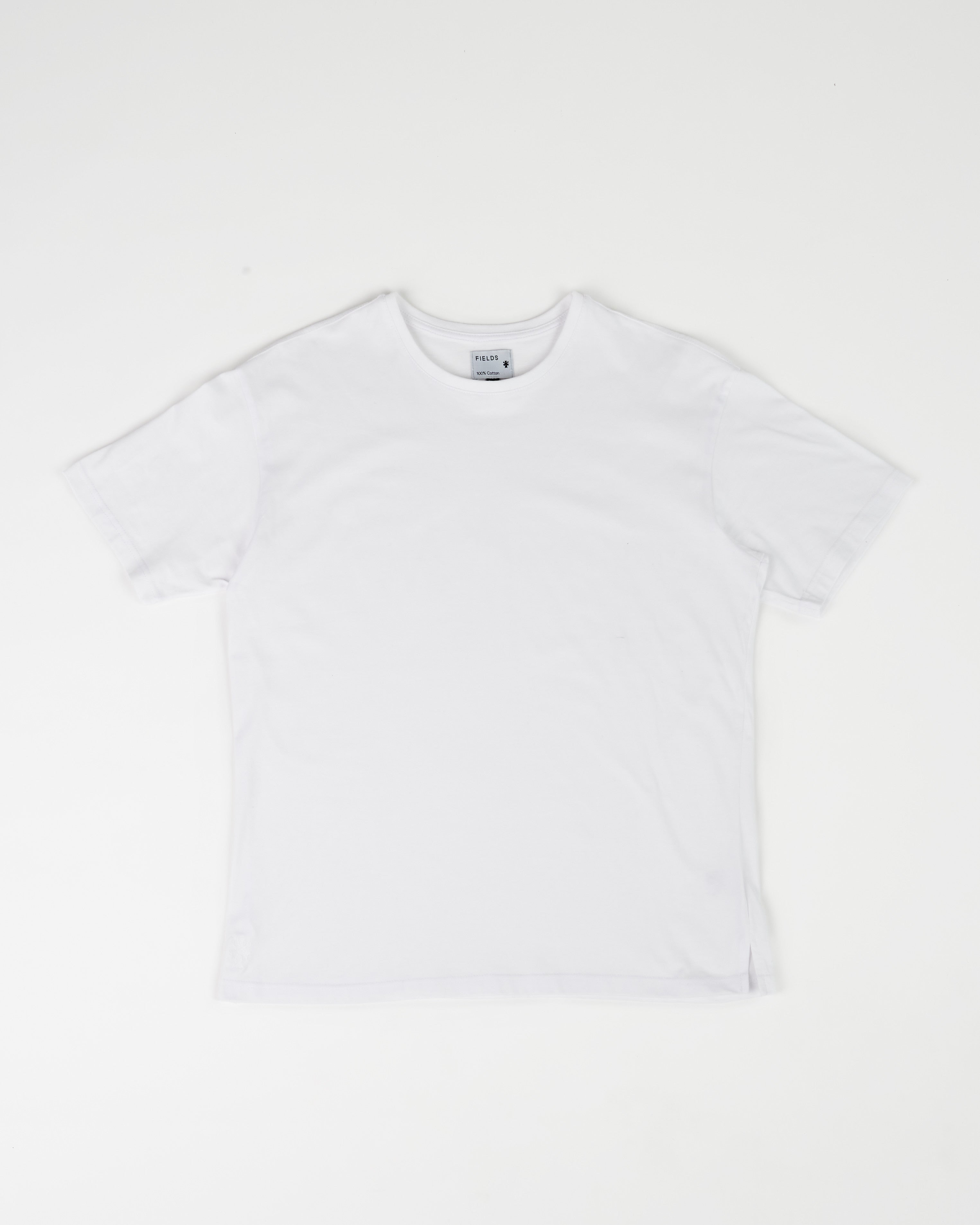 The Cotton Box Tee in Brilliant White