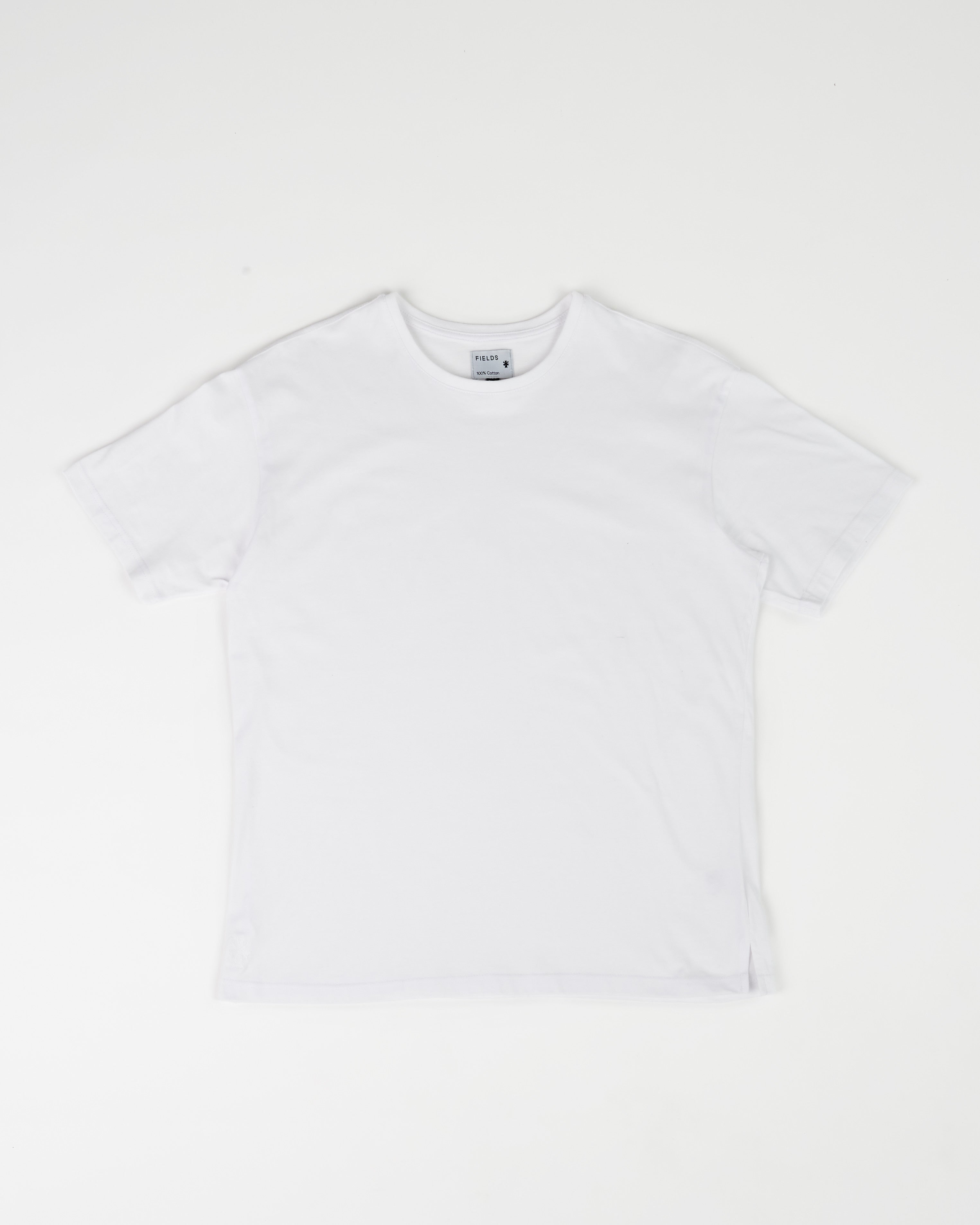 The Cotton Box Tee in Brilliant White