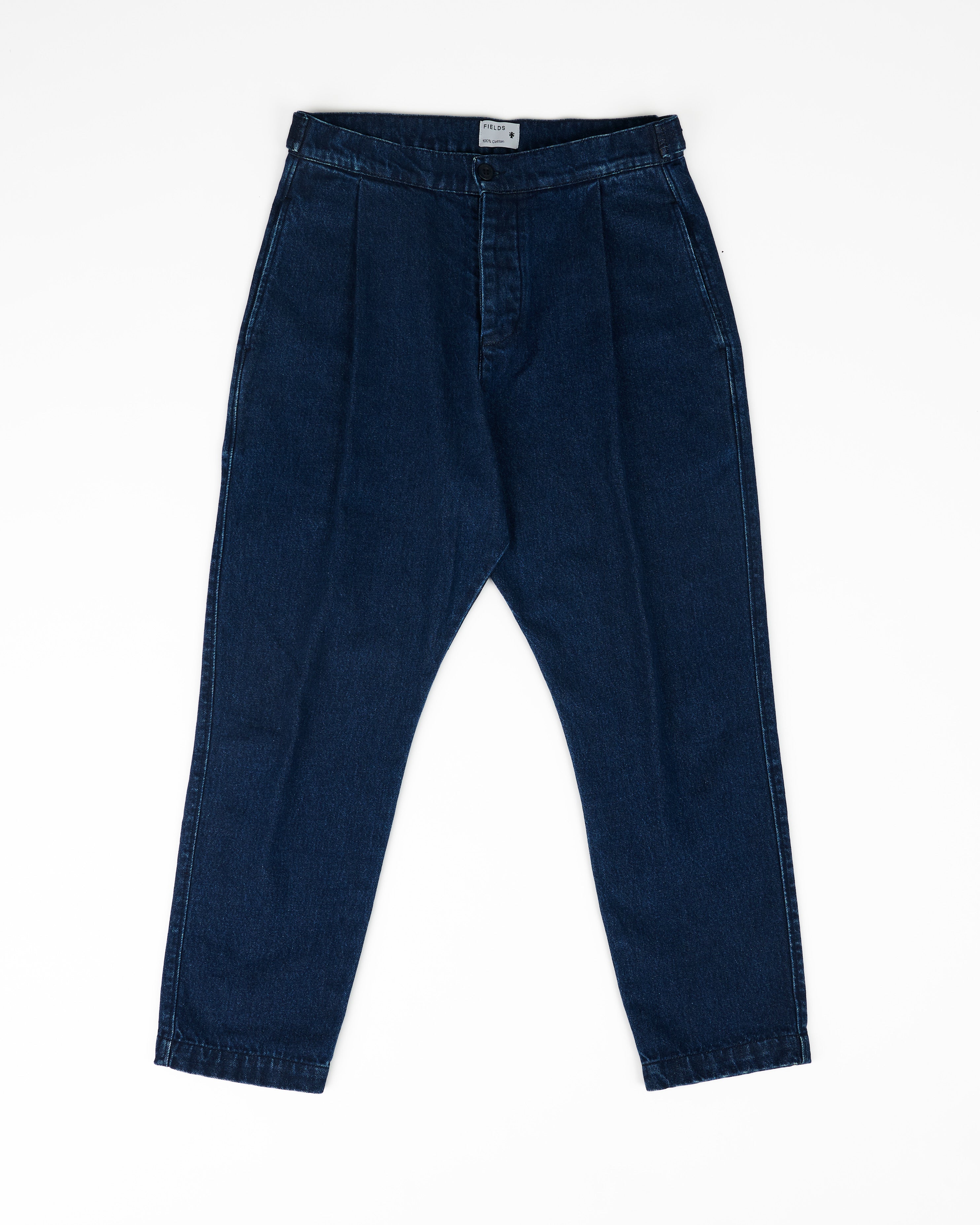 Cotton Denim Weekend Trousers medium blue