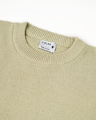 Round Neck Sweater in Cotton shade Pistachio
