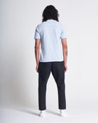 Short Sleeve Pique Tee in Zen Blue