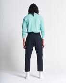 Cotton Weekend Trouser in Black Beauty