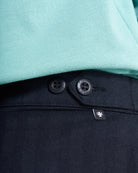 Cotton Weekend Trouser in Black Beauty