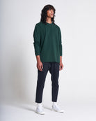 The Cotton Long Sleeve Pique tee in Pine Grove