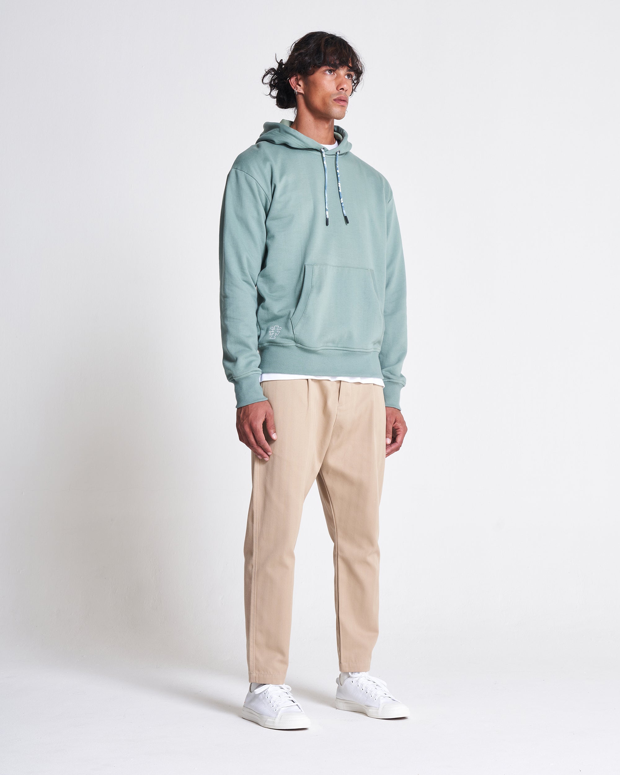 Field Hoodie in Cotton Sea Spray