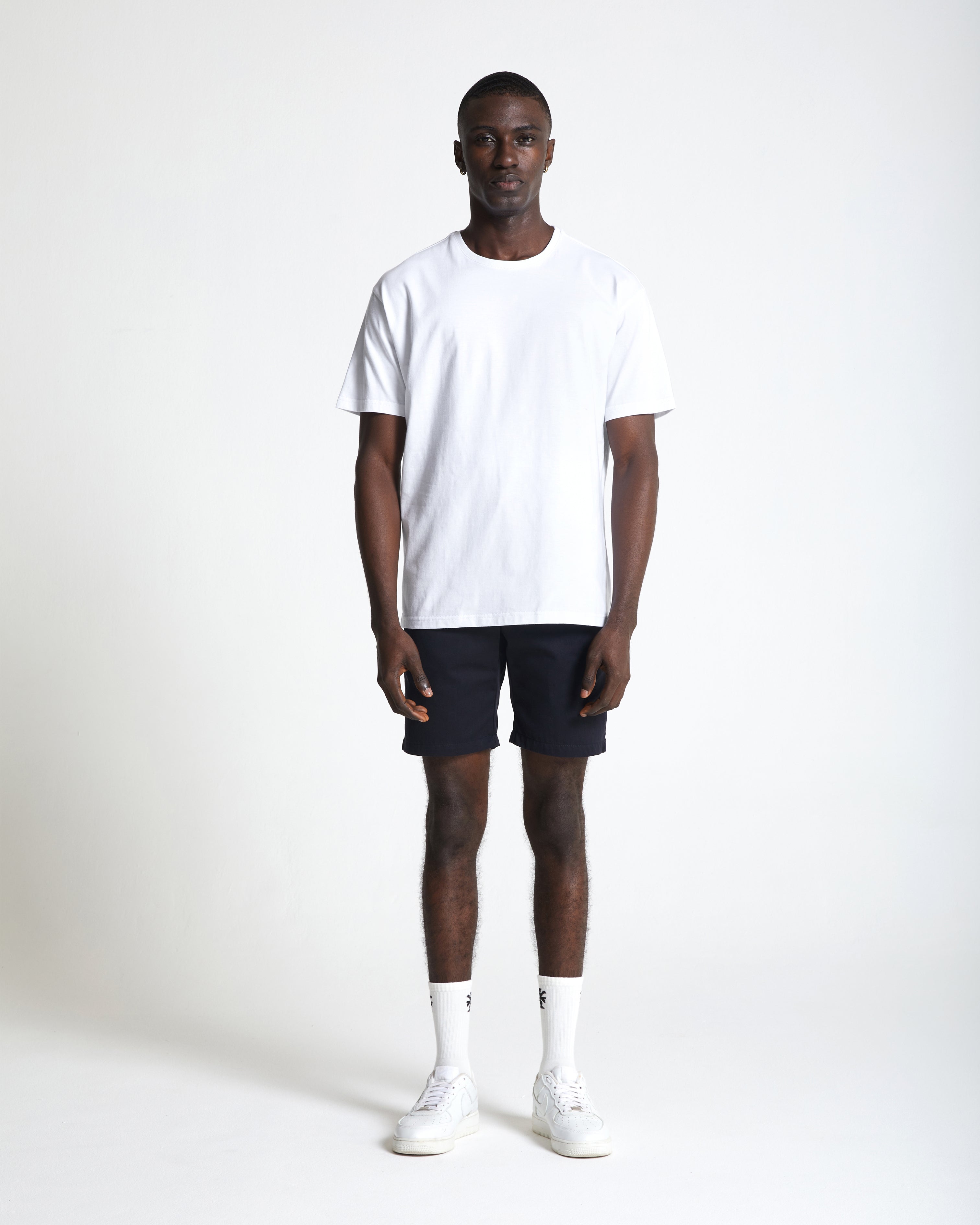The Cotton Box Tee in Brilliant White