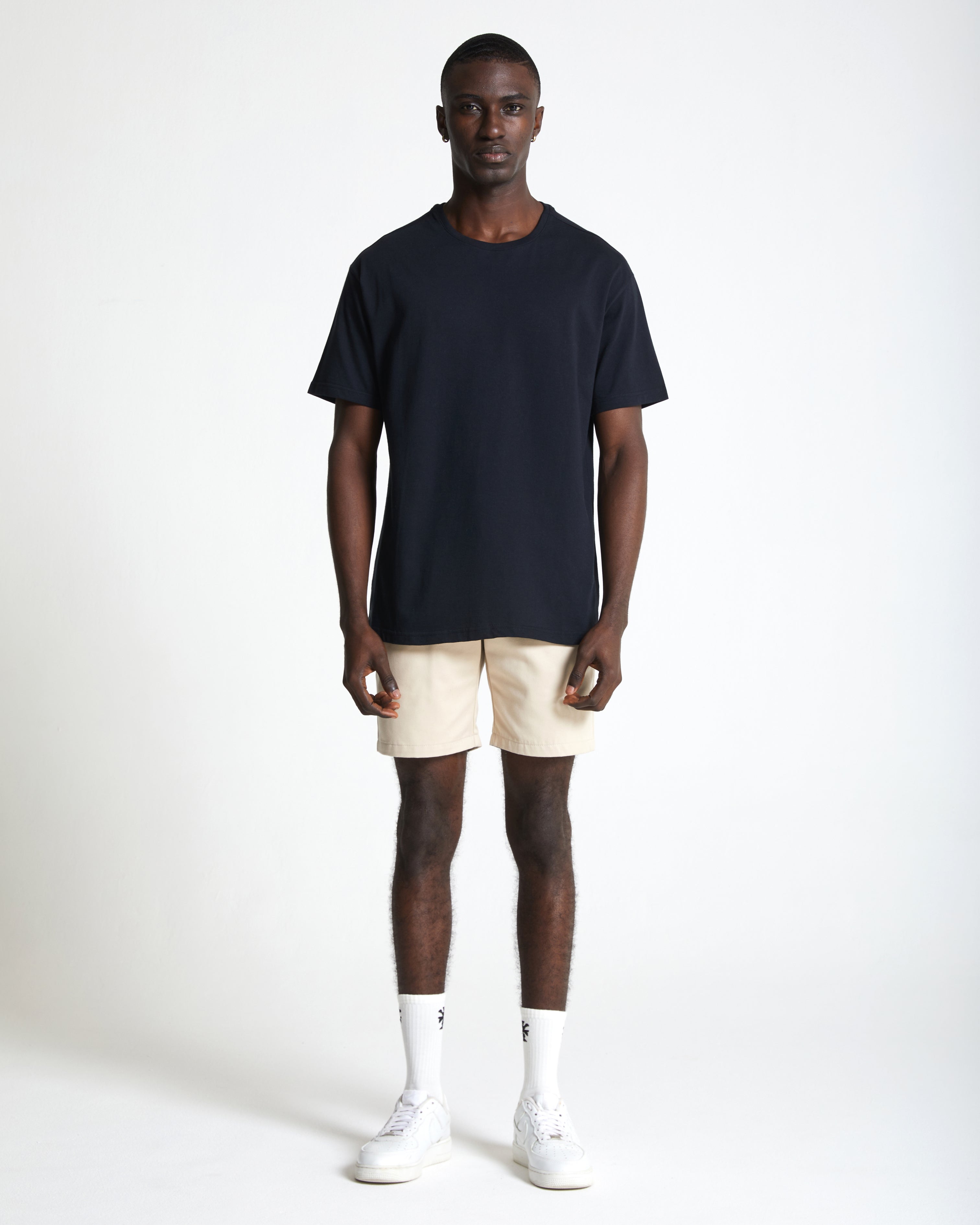The Cotton Box Tee in Black Beauty