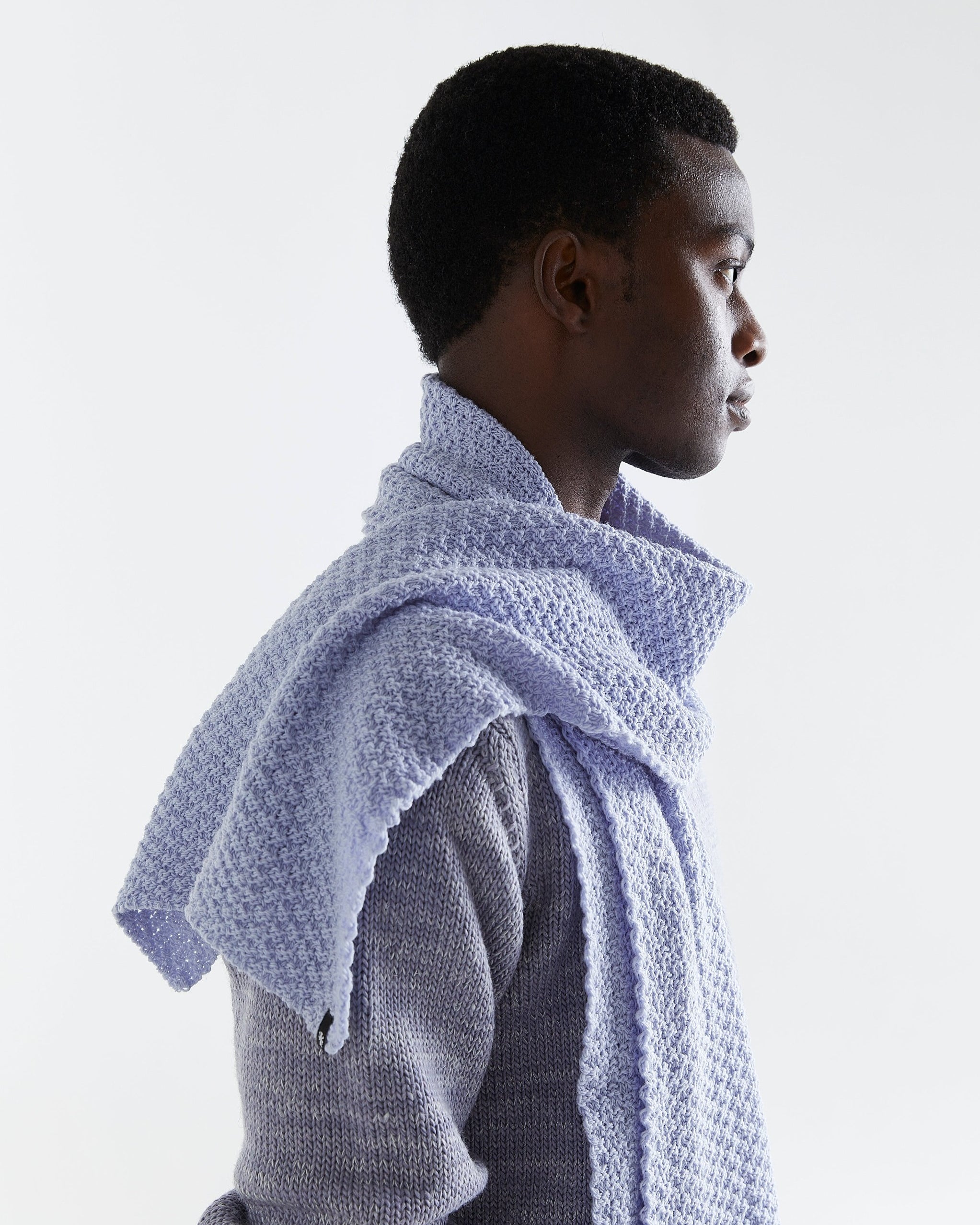 The Wool Scarf - Zen Blue