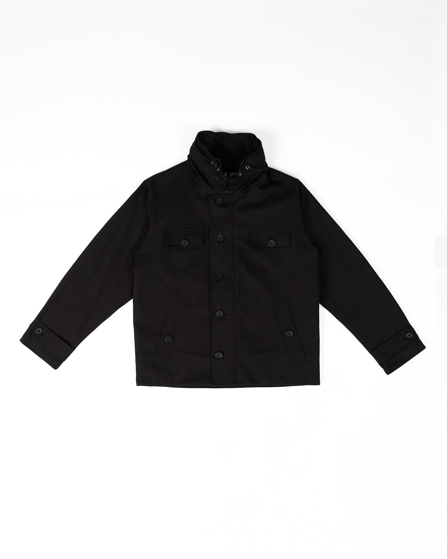 BOTT Cotton Field Jacket (black) Lサイズ Men's Waxed Canvas Field Jacket in Black - Thursday