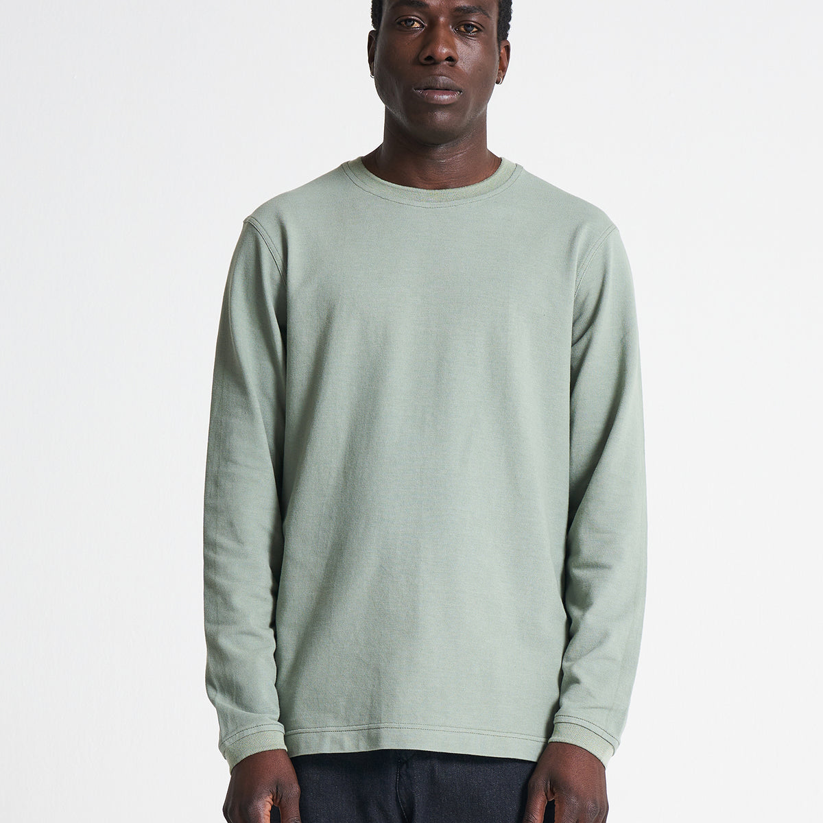 Long Sleeve Pique Tee in Cotton – FIELDS