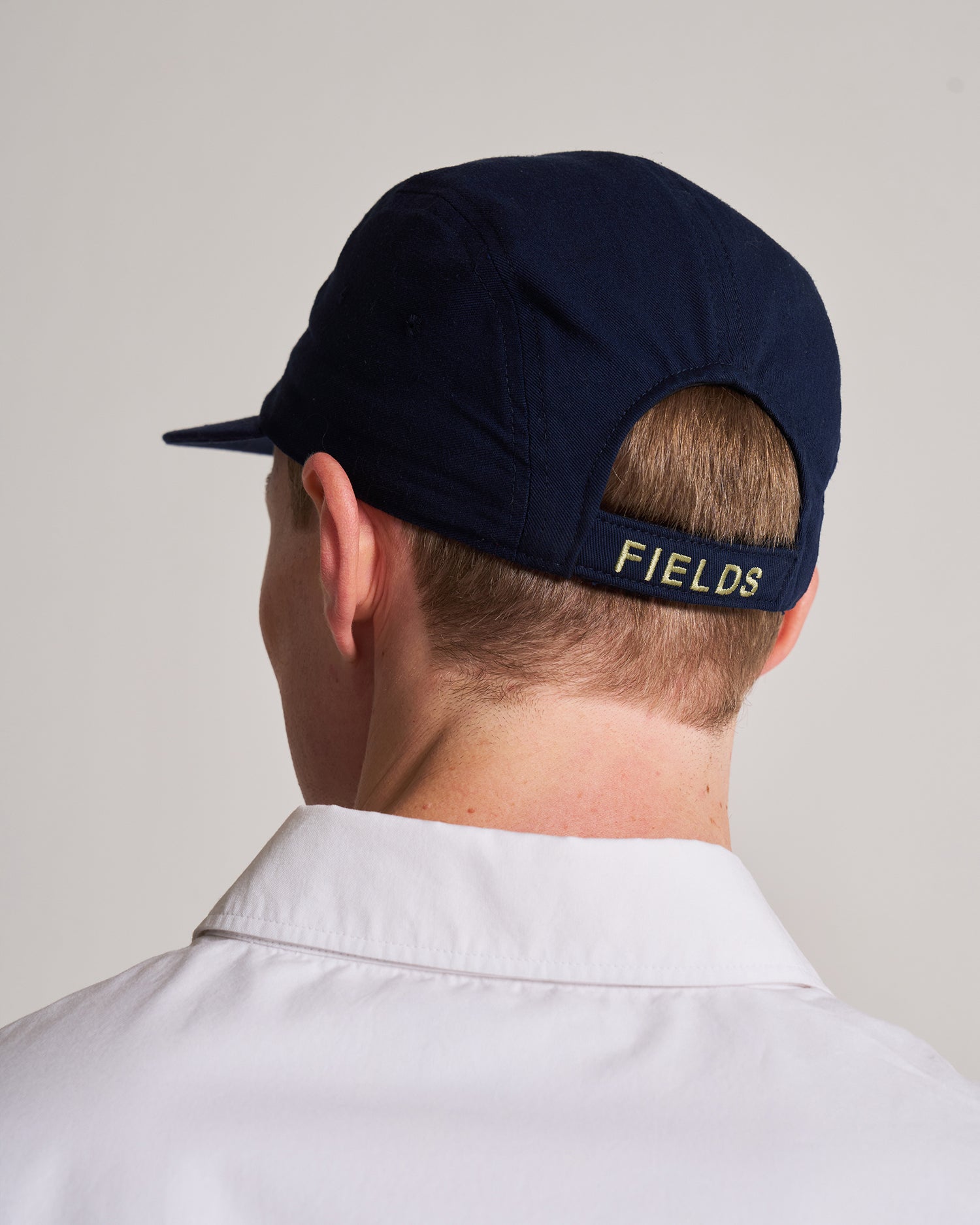 5 Panel Cap in Cotton - Navy Blazer x Lily Pad