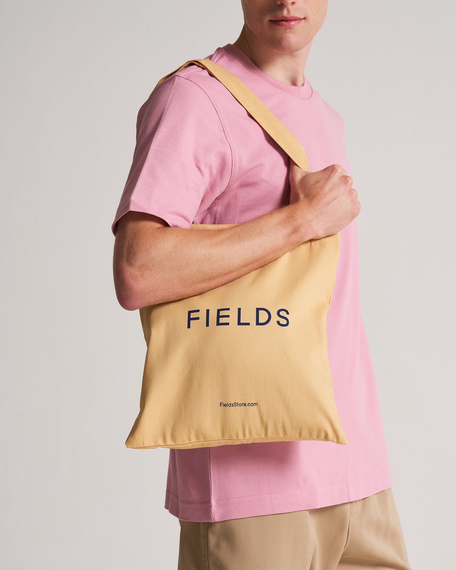 FIELDS Tote Bag in Cotton - Rattan
