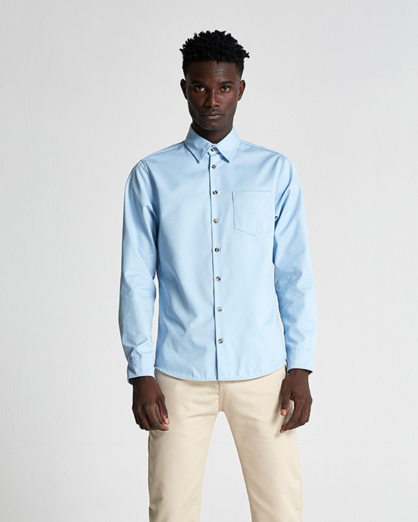 The 1 Pocket Shirt in Blue Bell