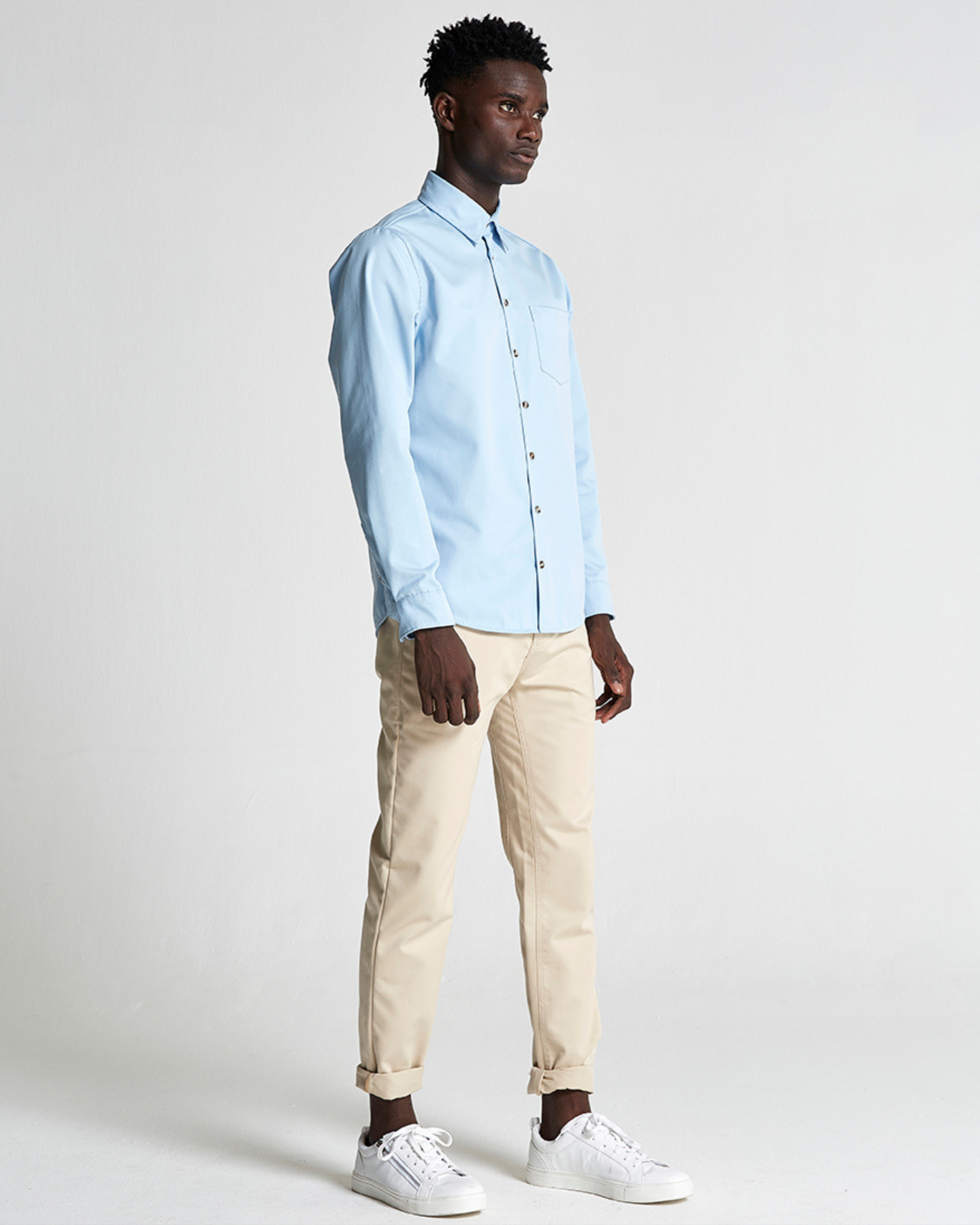 The 1 Pocket Shirt in Blue Bell