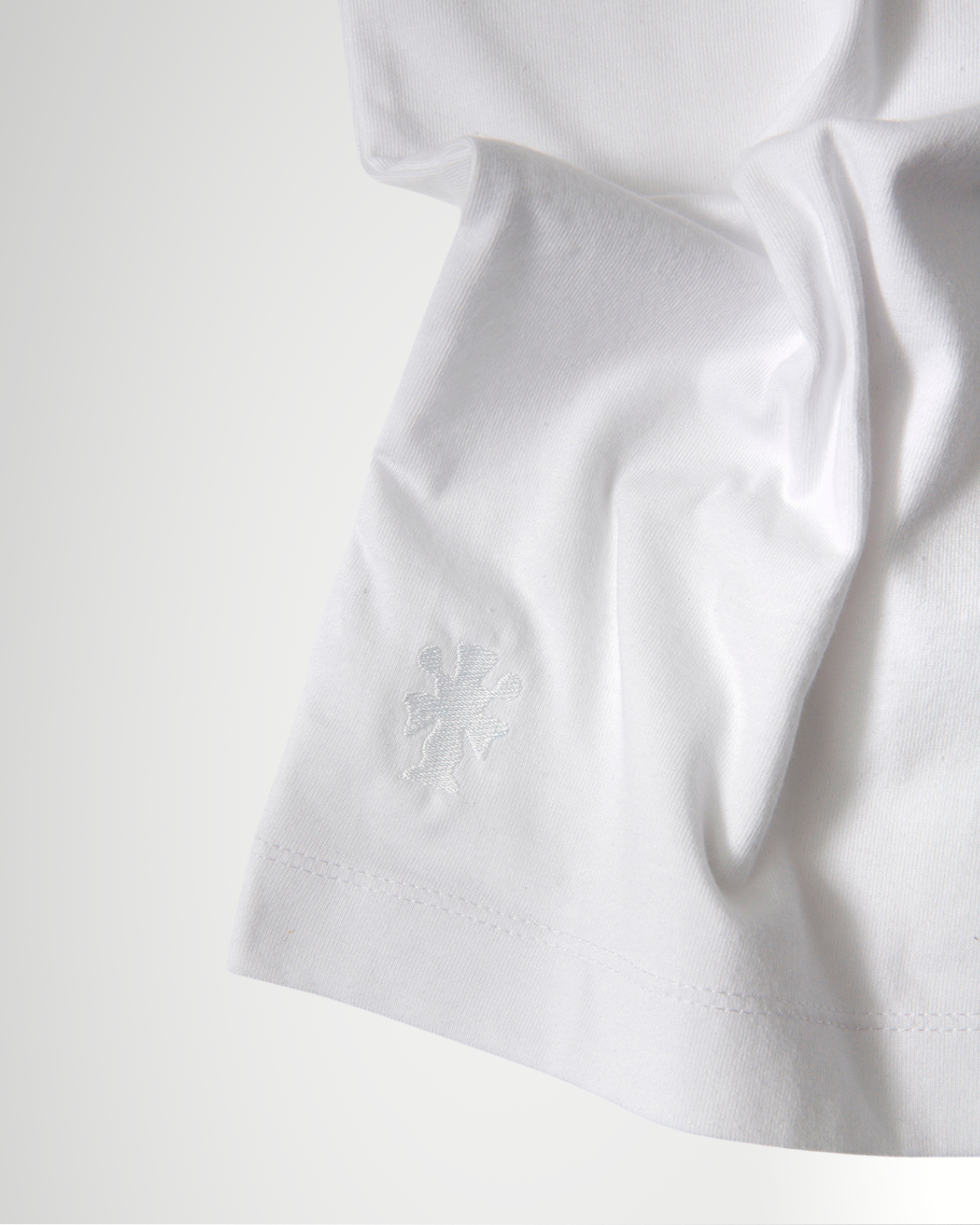 The Cotton Henley Tee in Brilliant White