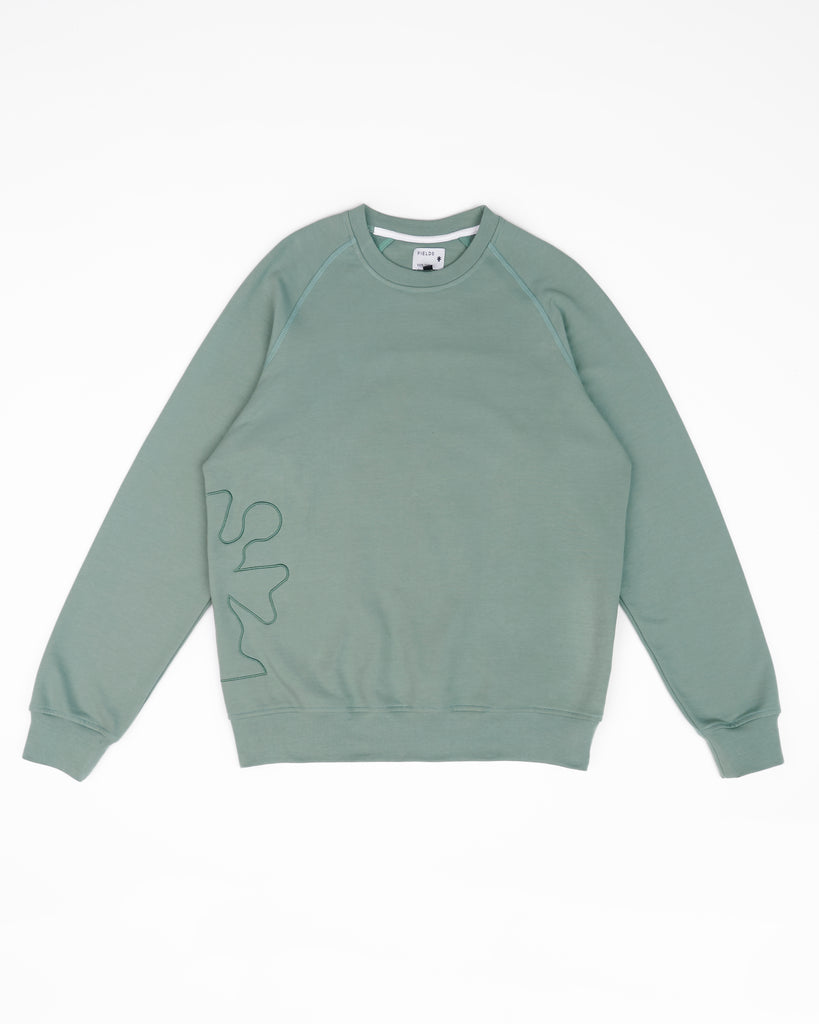 the Simple Sweater in Sea Spray