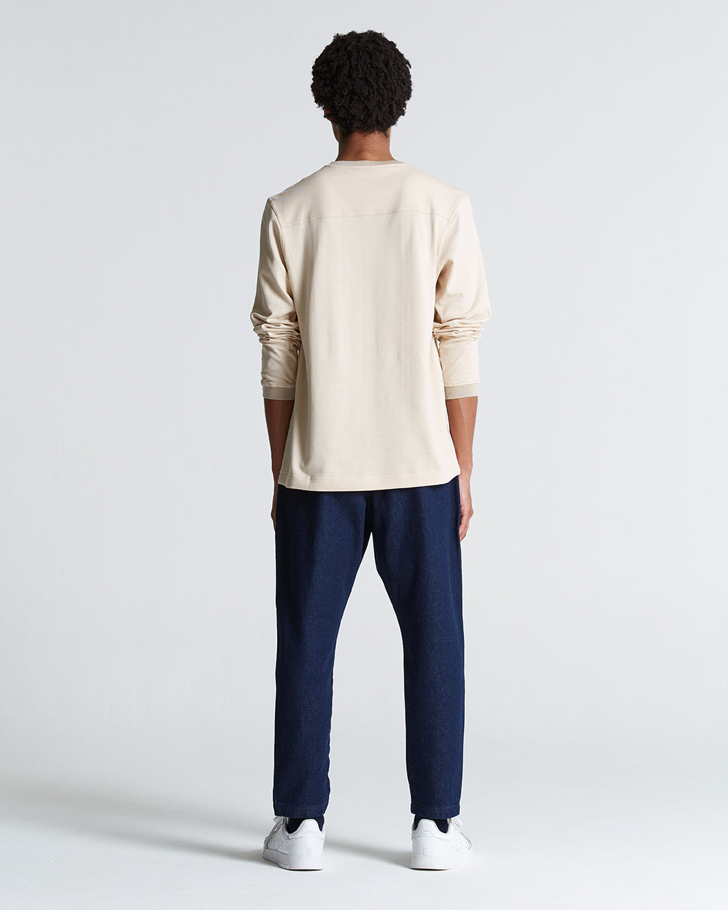 Cotton Denim Weekend Trouser Dark Rinse