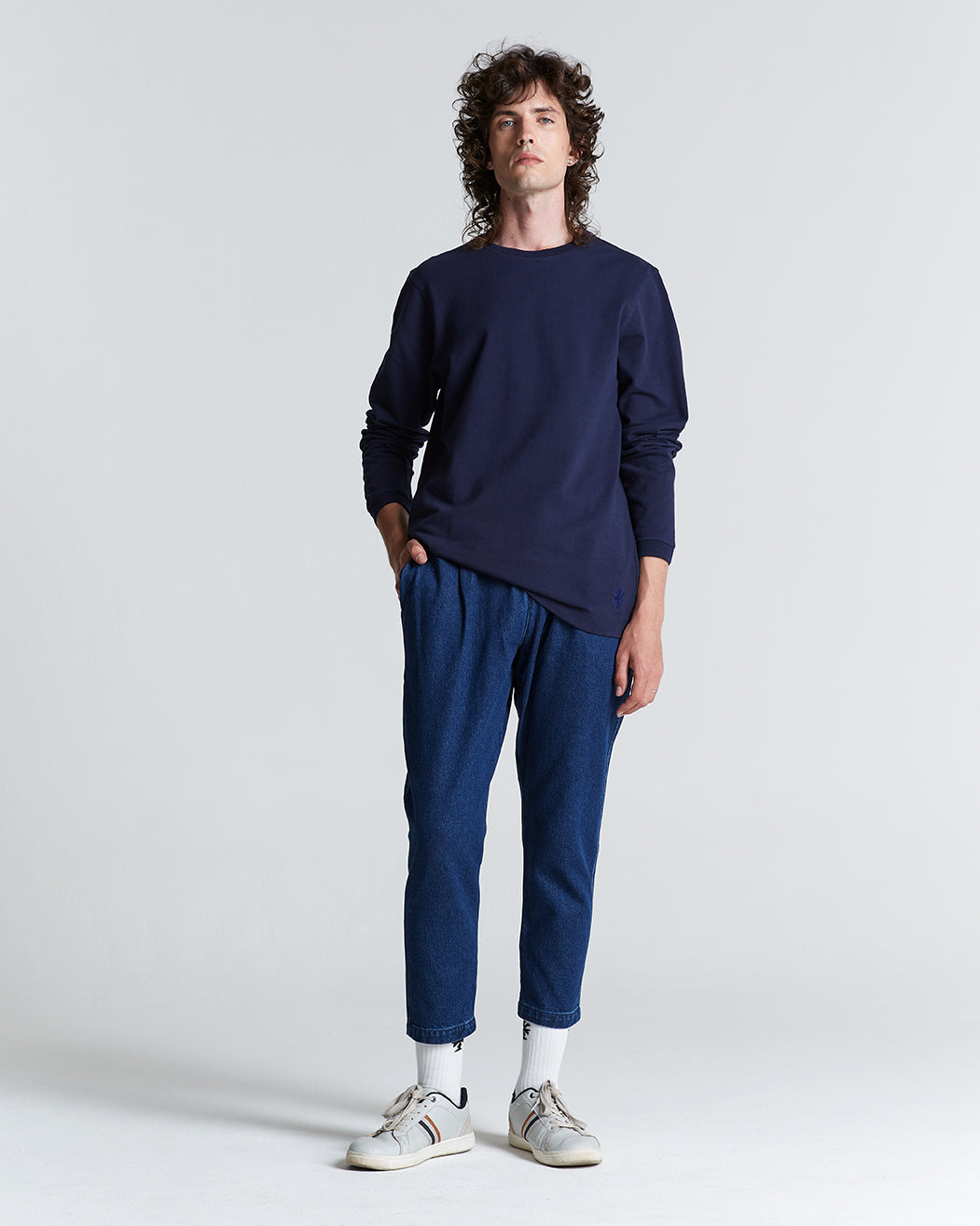 The Long Sleeve Cotton Pique