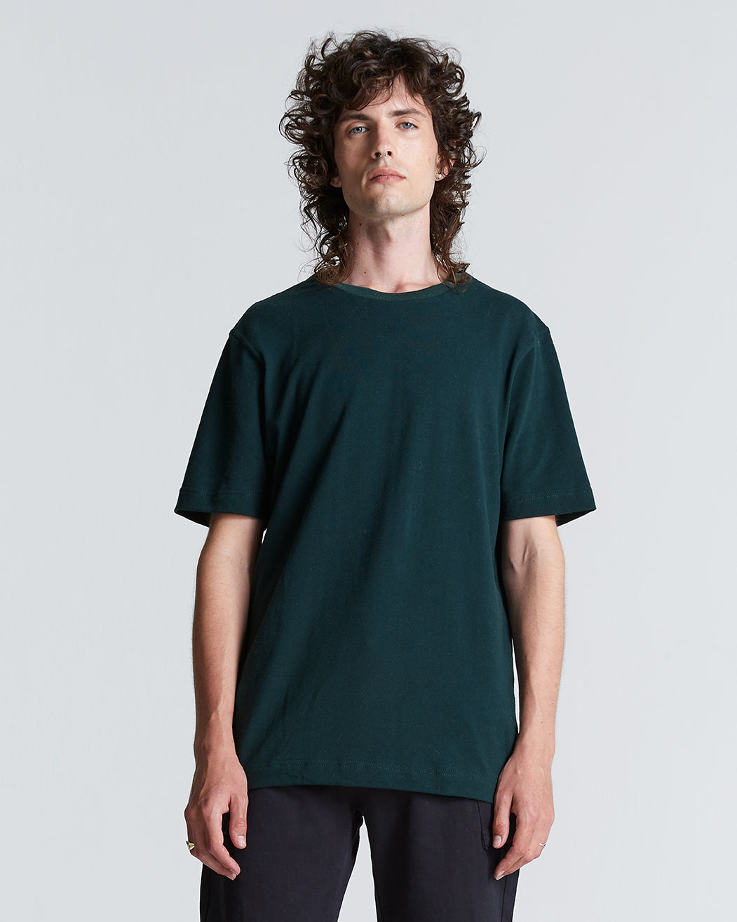 Cotton Pique Tee in Pine Grove