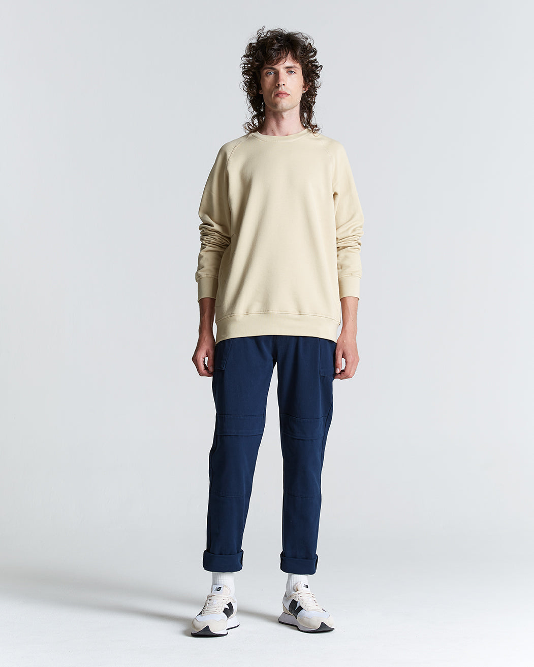 The Simple Sweater in Brown Rice