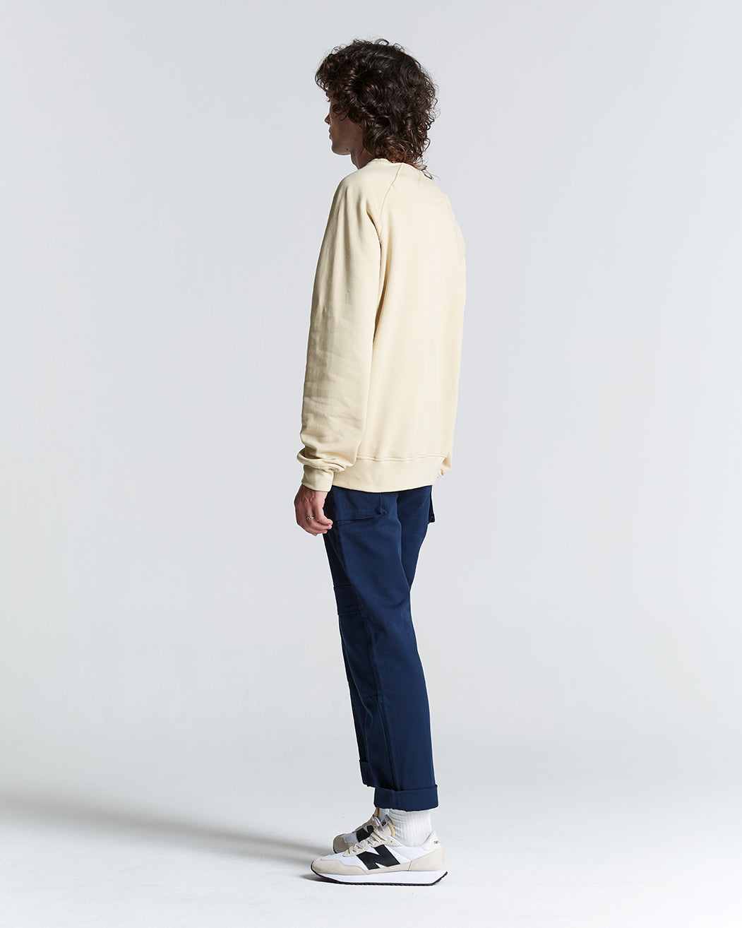 The Simple Sweater in Brown Rice