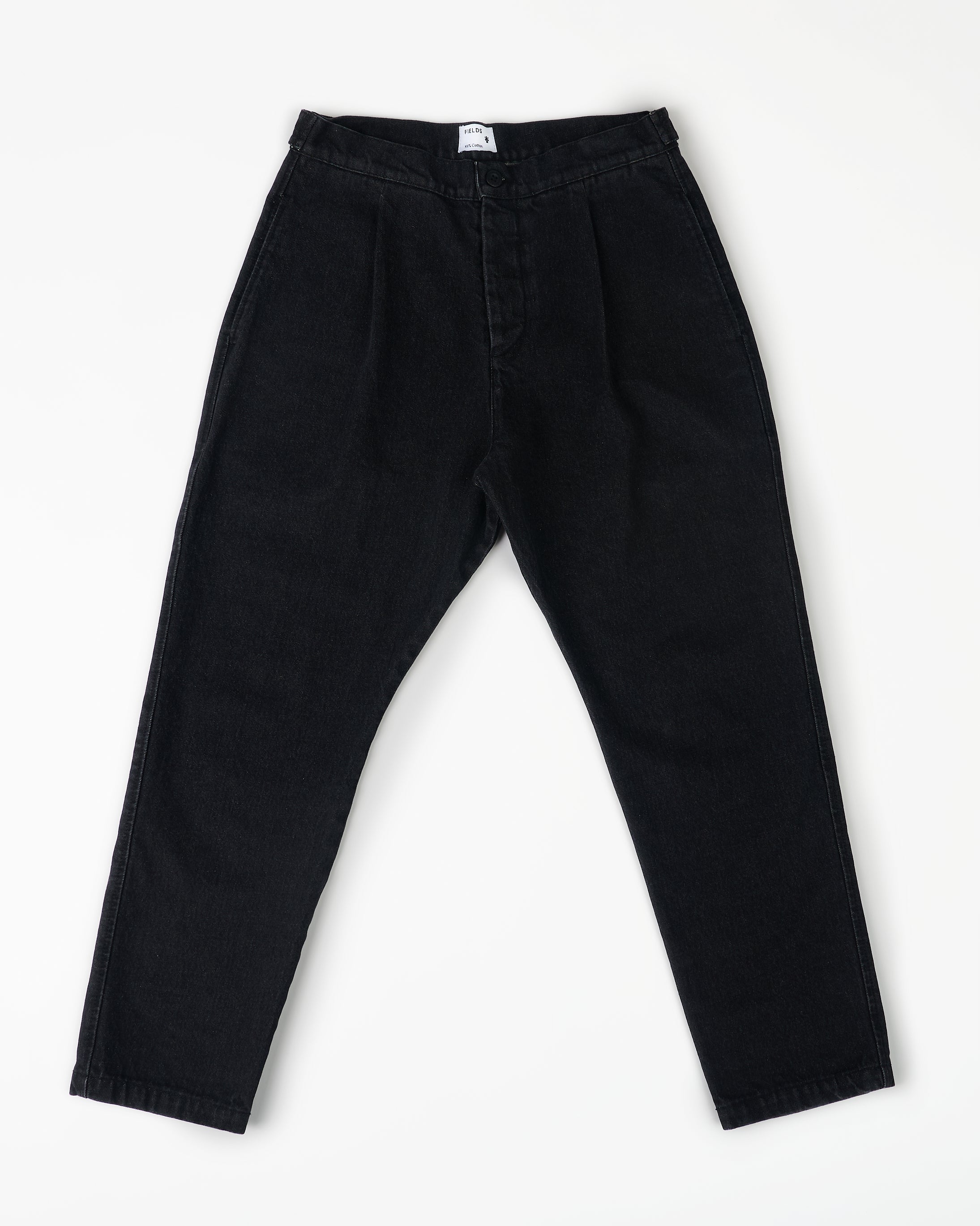 Cotton Denim Weekend Trouser Dark Rinse  Edit alt text