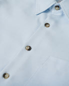 1 Pocket Shirt in Bluebell x White