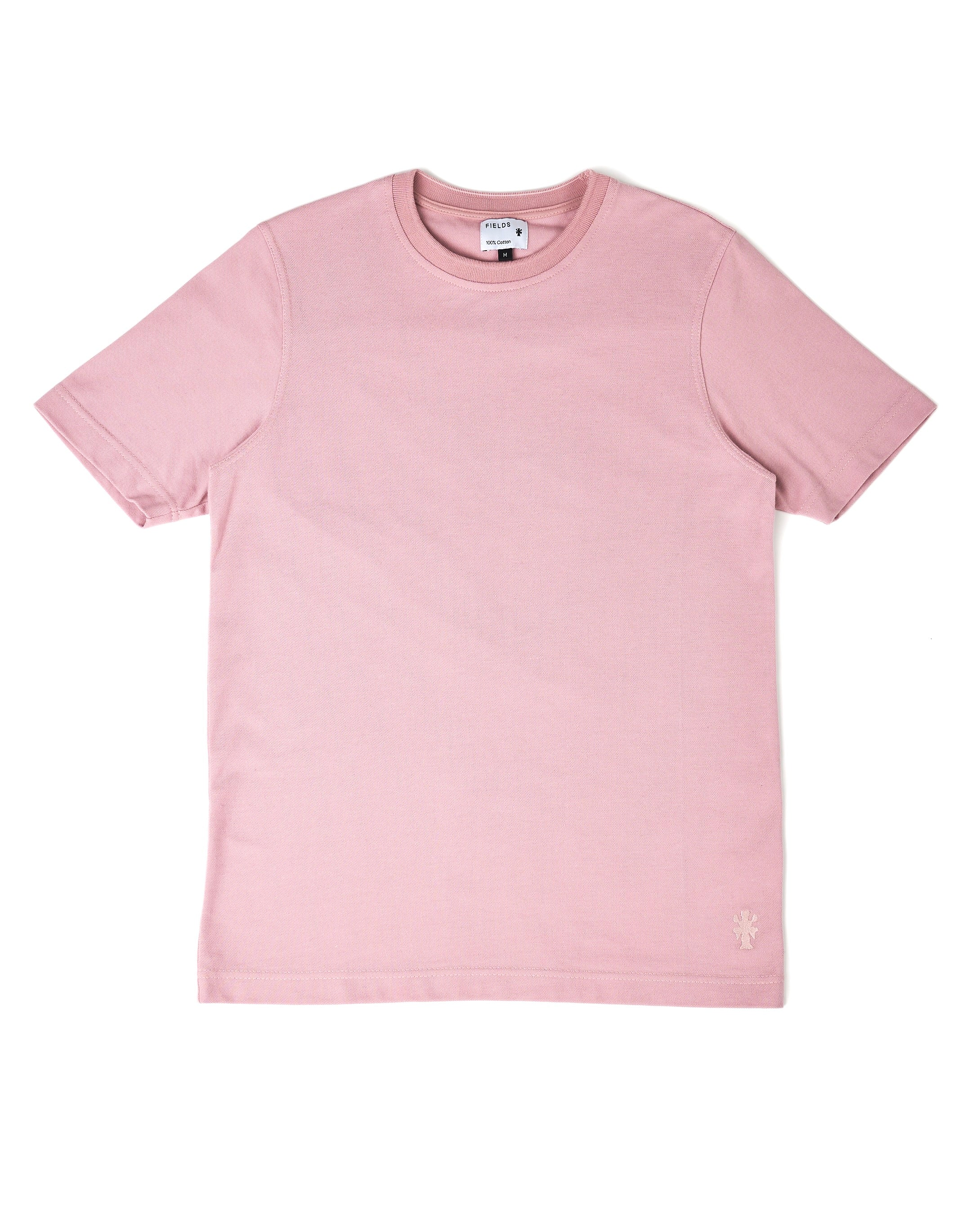 The Pique Tee in Dusty Pink