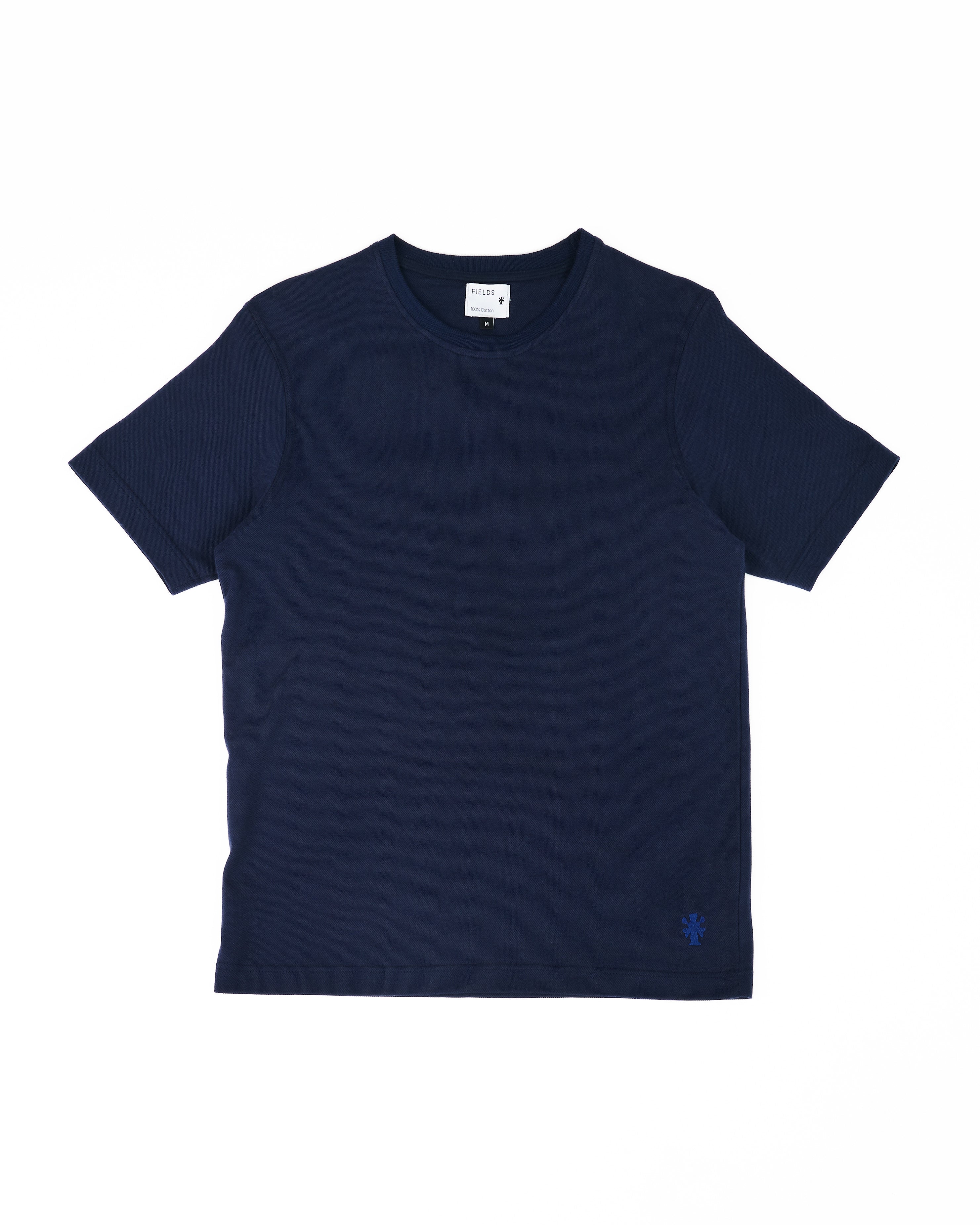 The Cotton Pique Tee in Navy Blazer