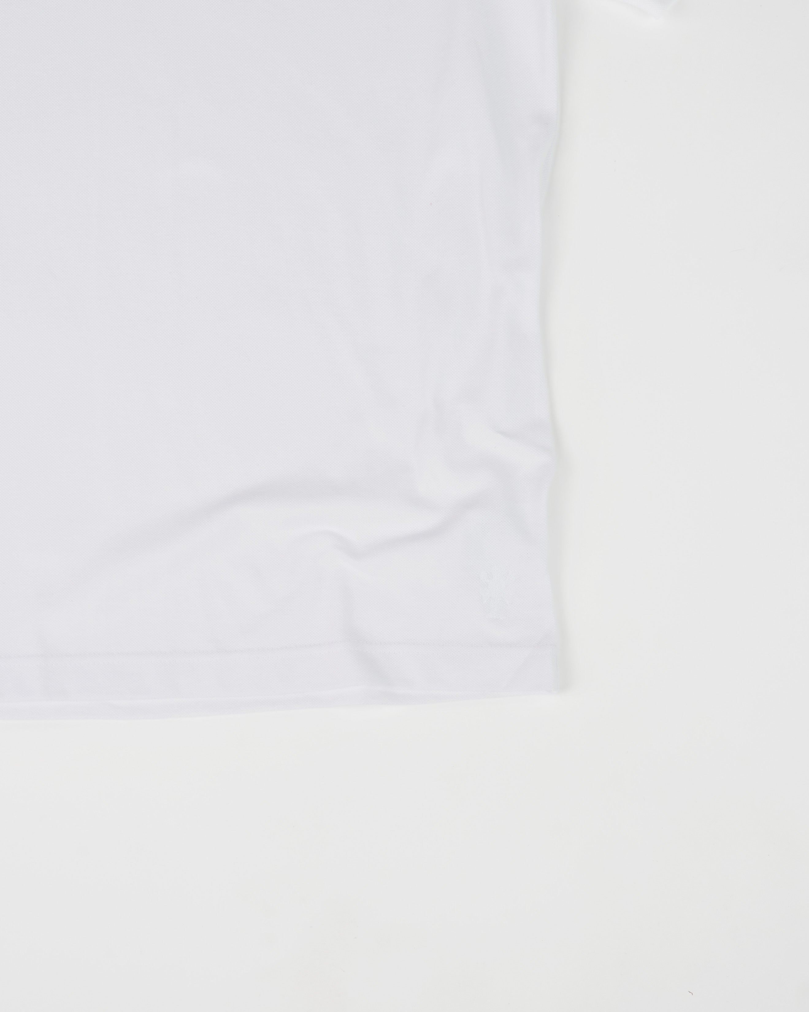 The Cotton Pique Tee in Brilliant White