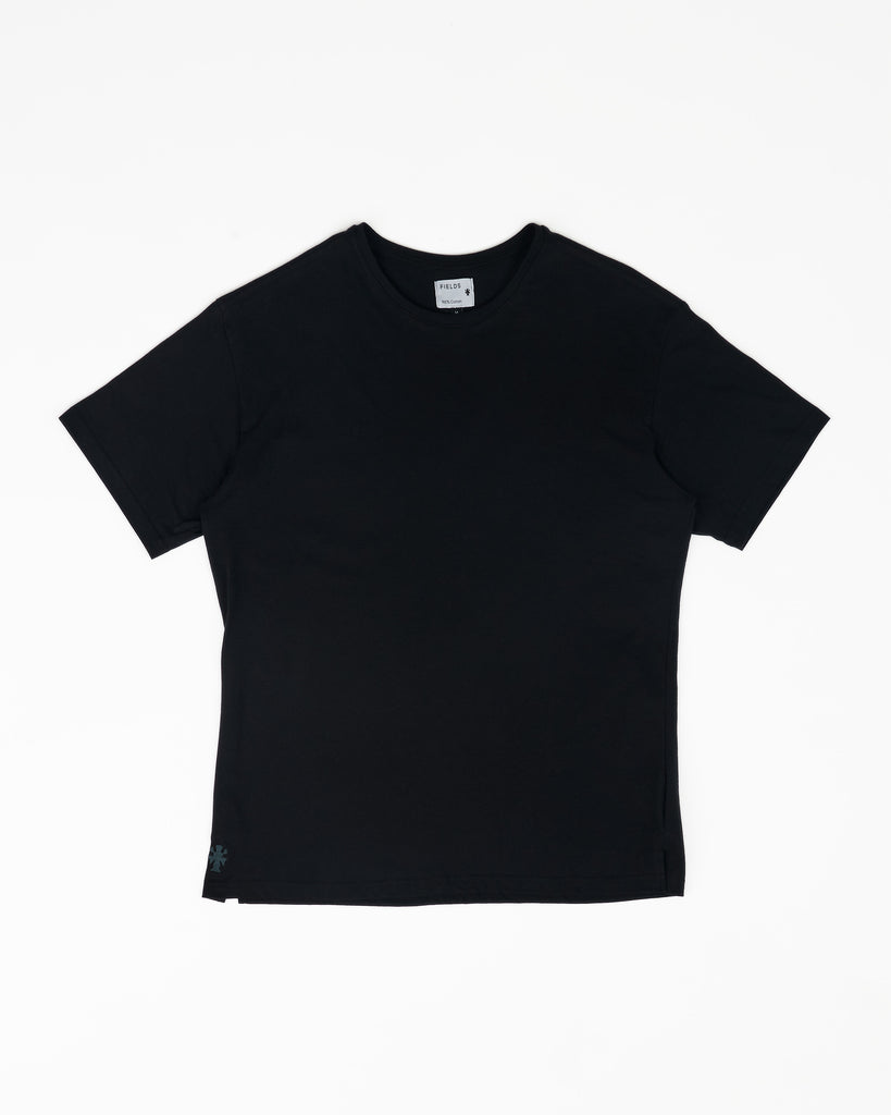 The Cotton Box Tee in Black Beauty