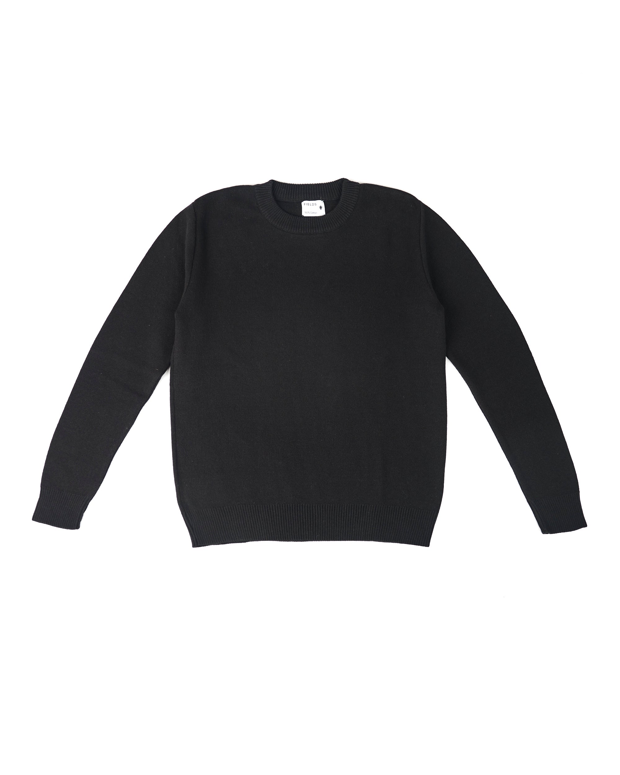 Round Neck Sweater in Cotton F I E L D S